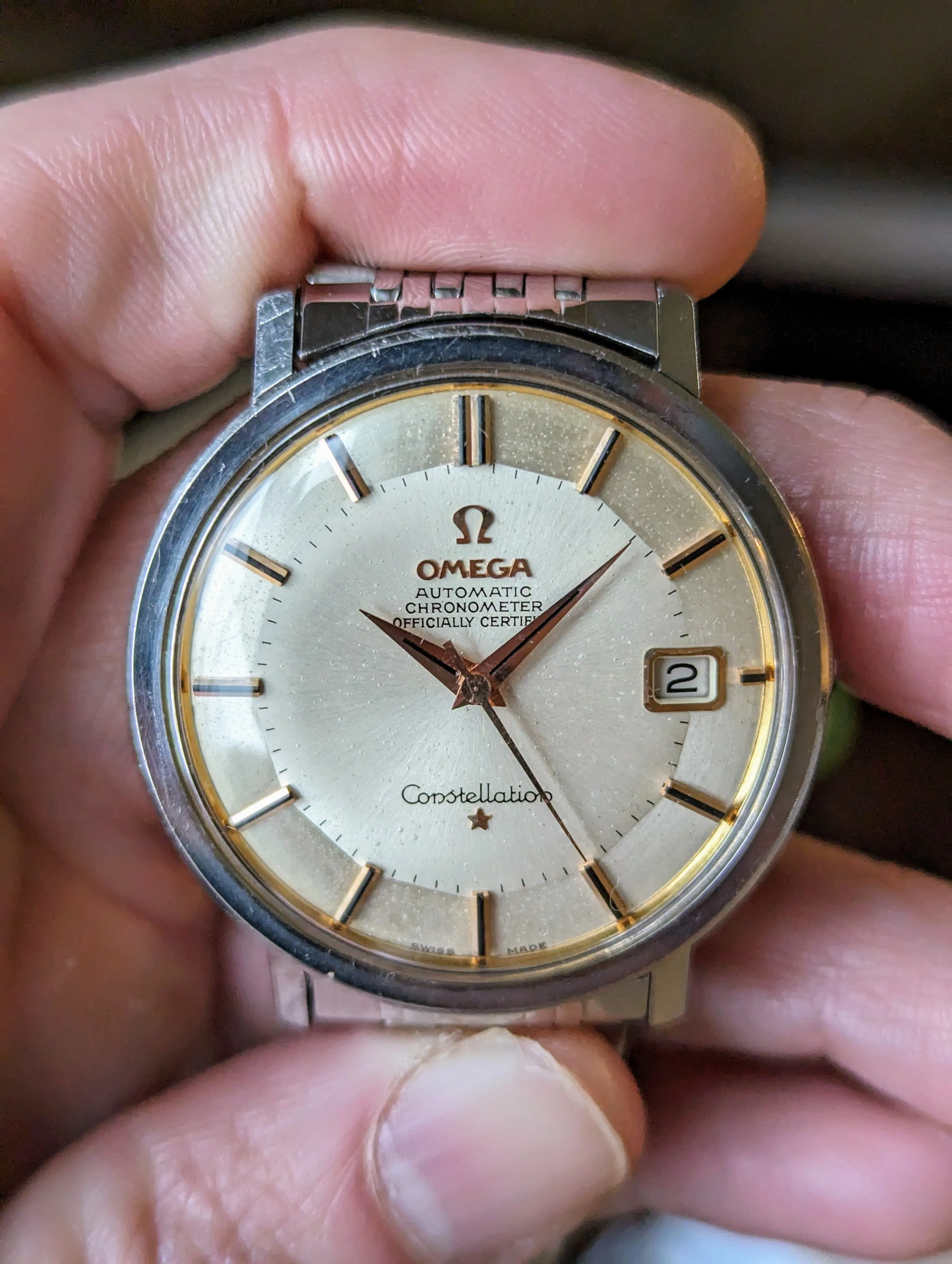 Omega Constellation 168.004 Pie pan - Serviced w/ 1 year warranty