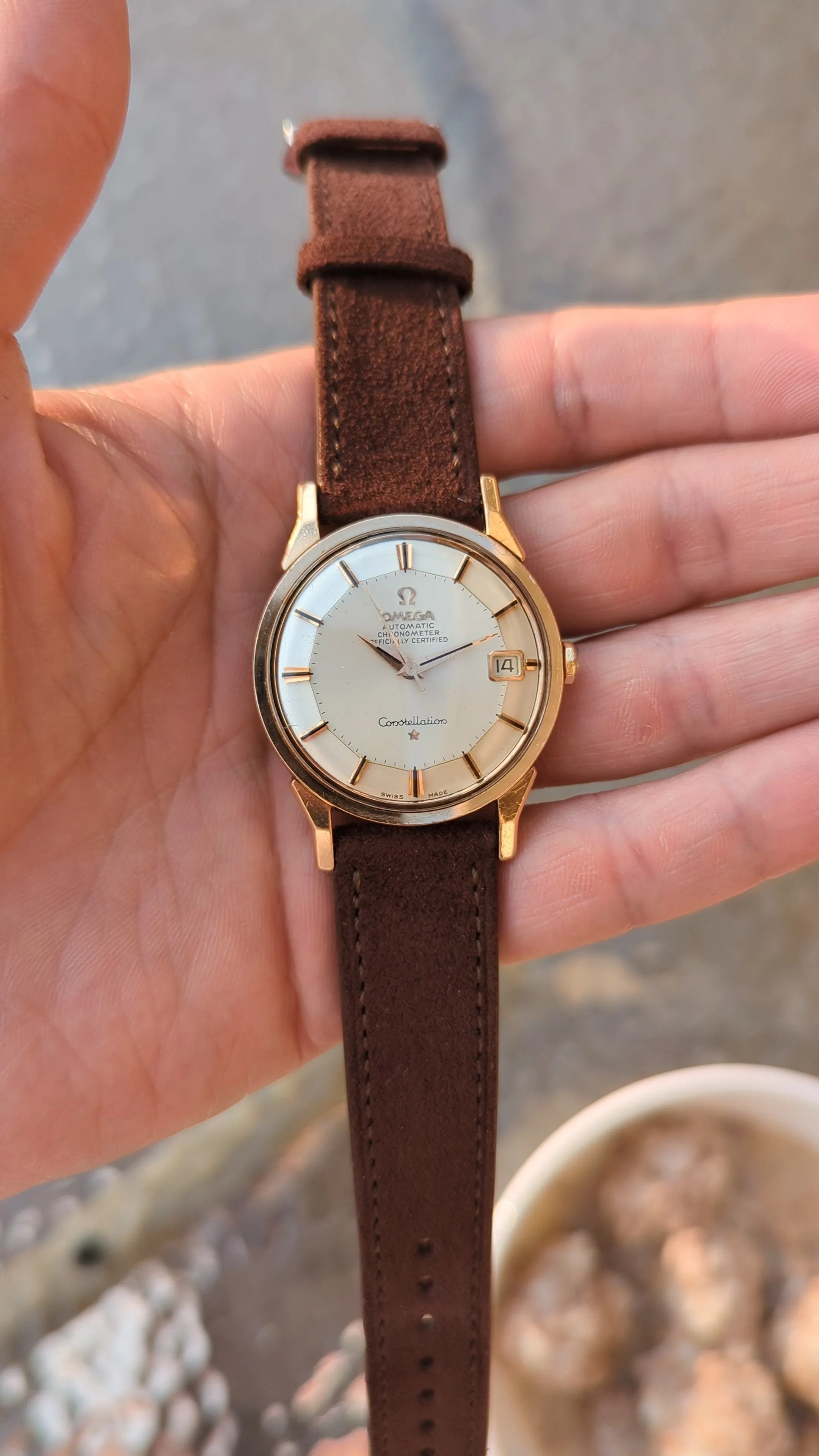 Omega Constellation 168.005 - Pink Gold Capped