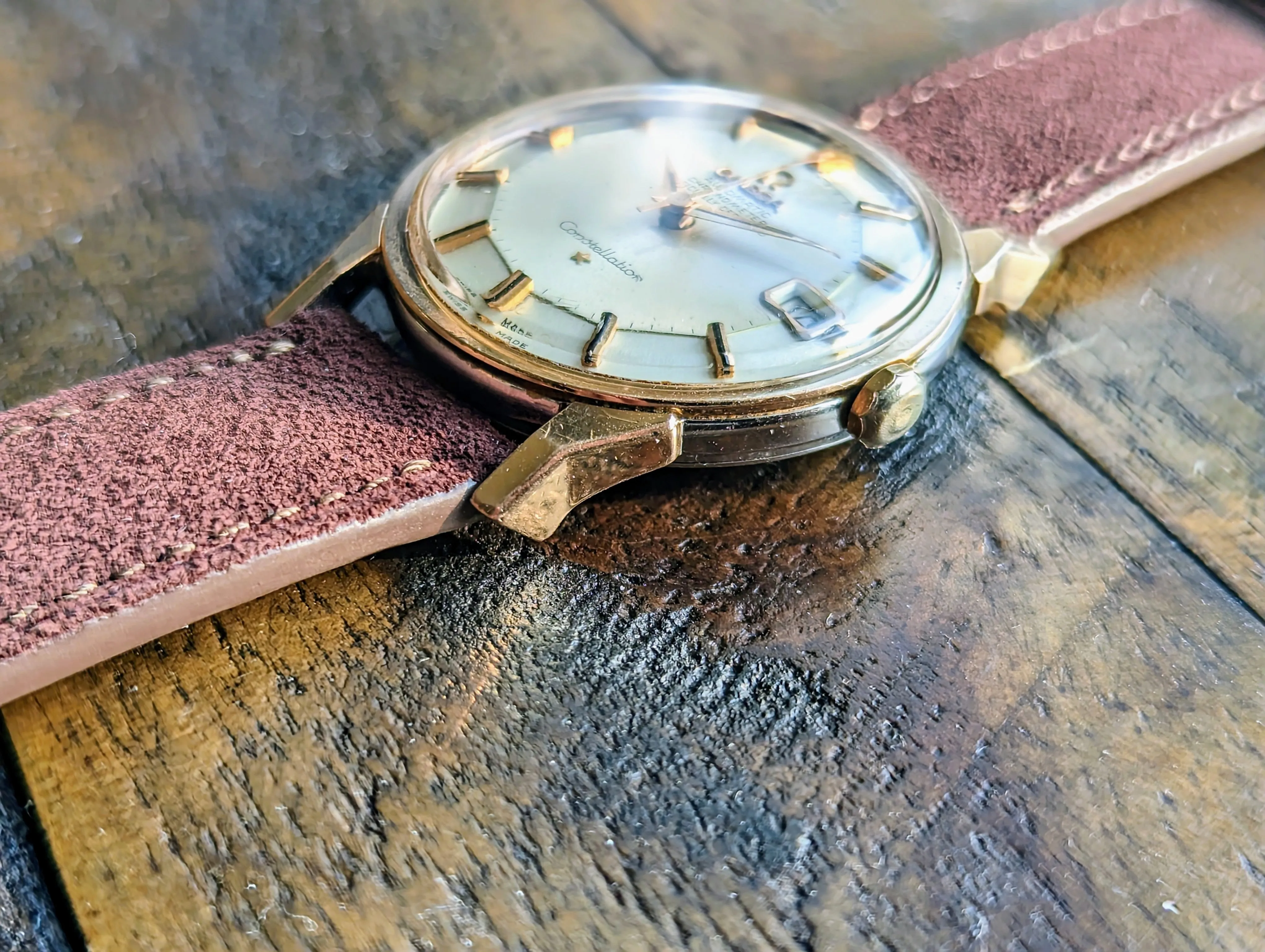 Omega Constellation 168.005 - Pink Gold Capped