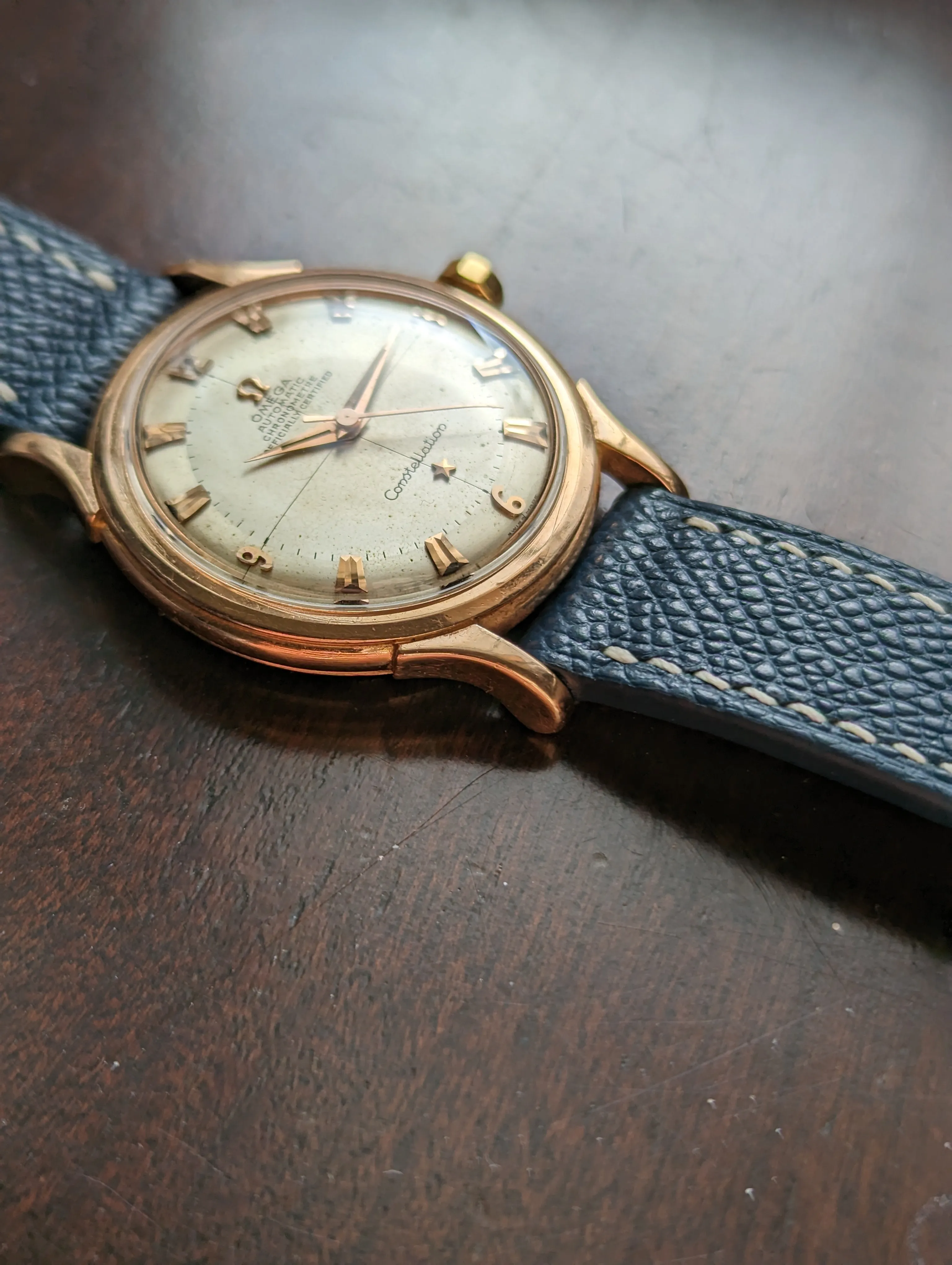 Omega Constellation 2652 - Rose Gold w/ original buckle.