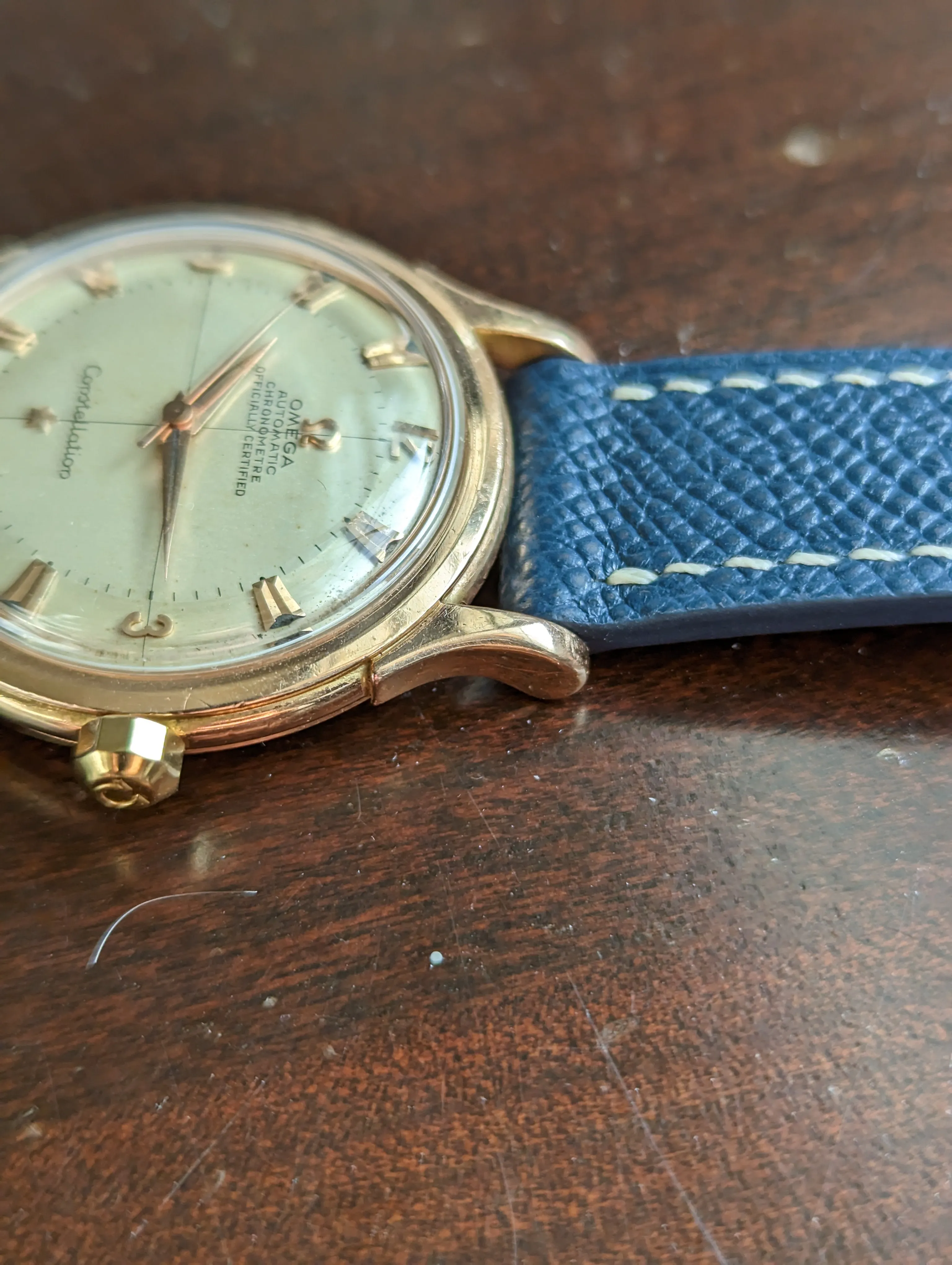 Omega Constellation 2652 - Rose Gold w/ original buckle.