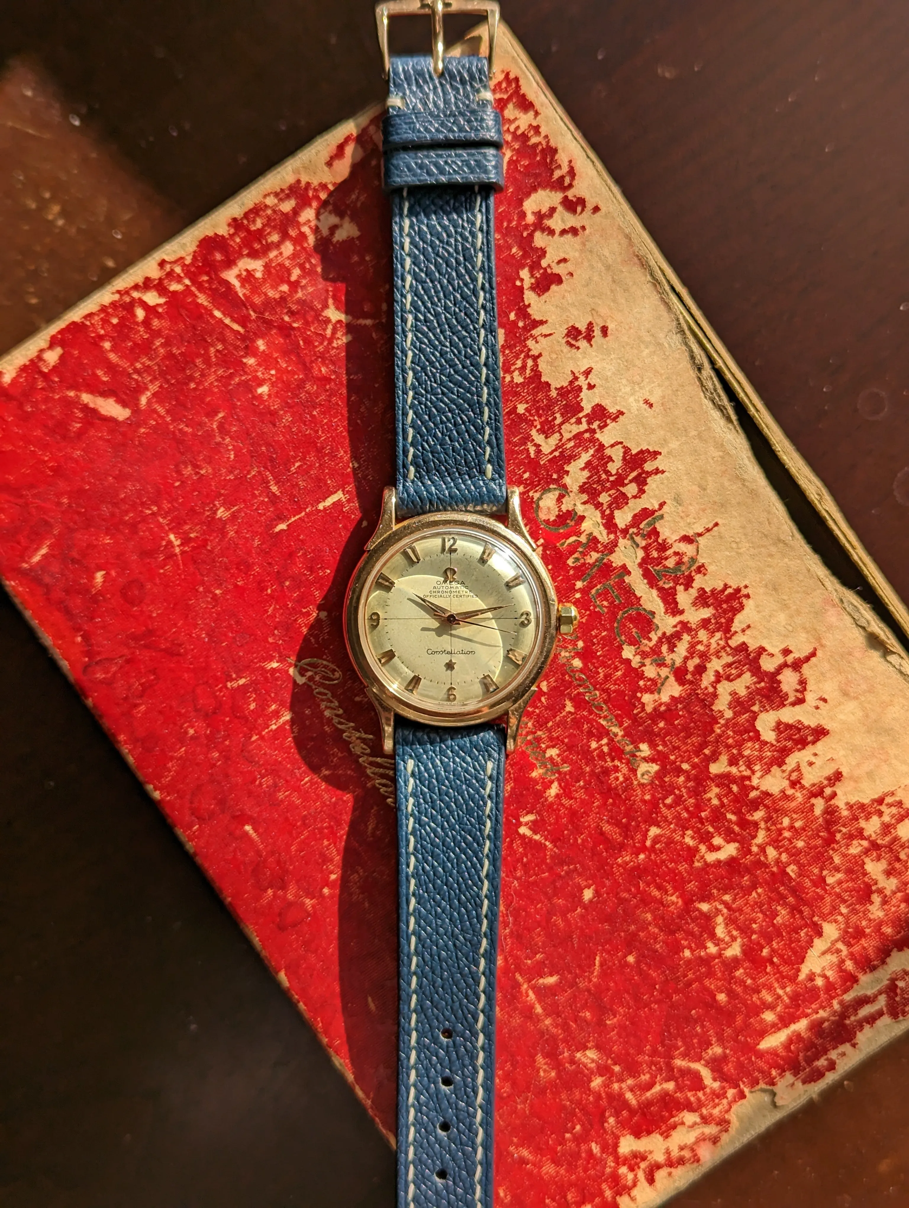 Omega Constellation 2652 - Rose Gold w/ original buckle.
