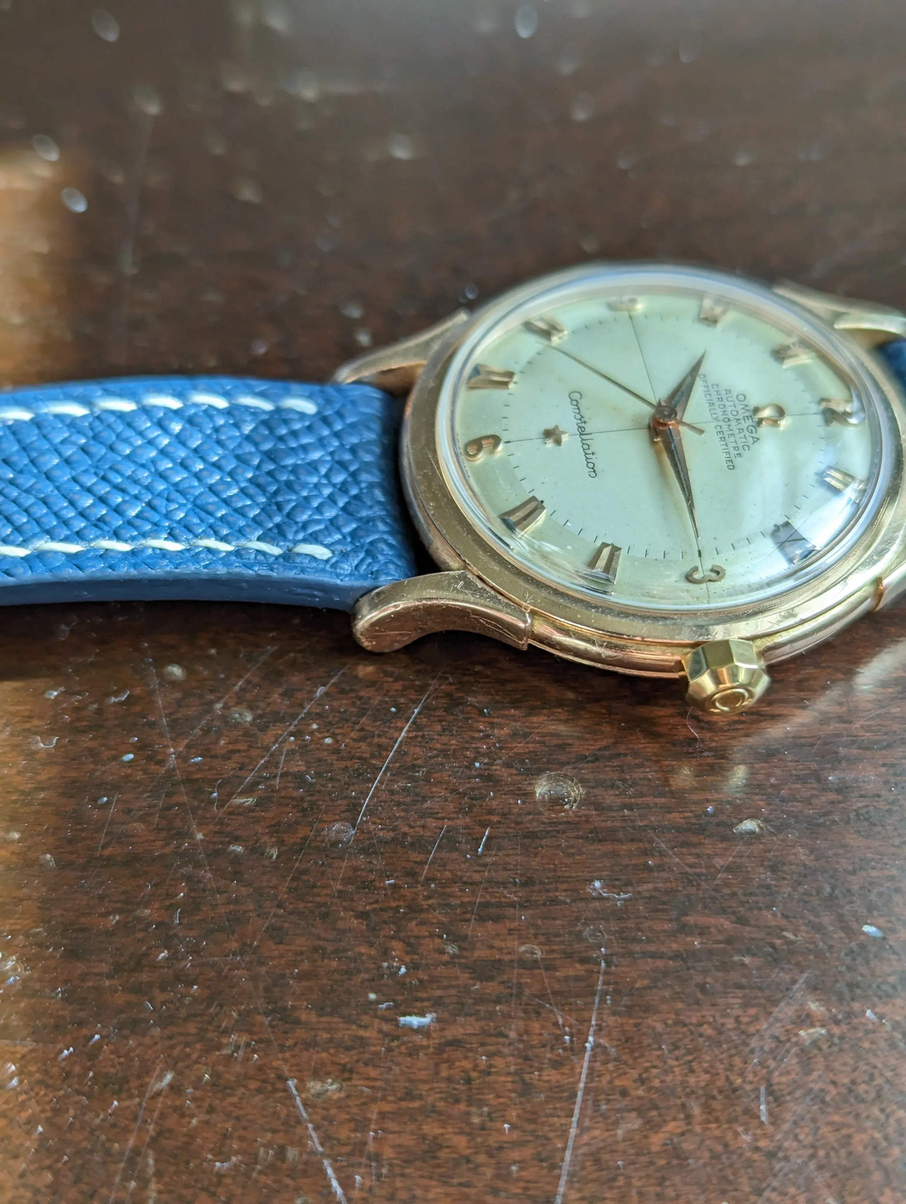 Omega Constellation 2652 - Rose Gold w/ original buckle.