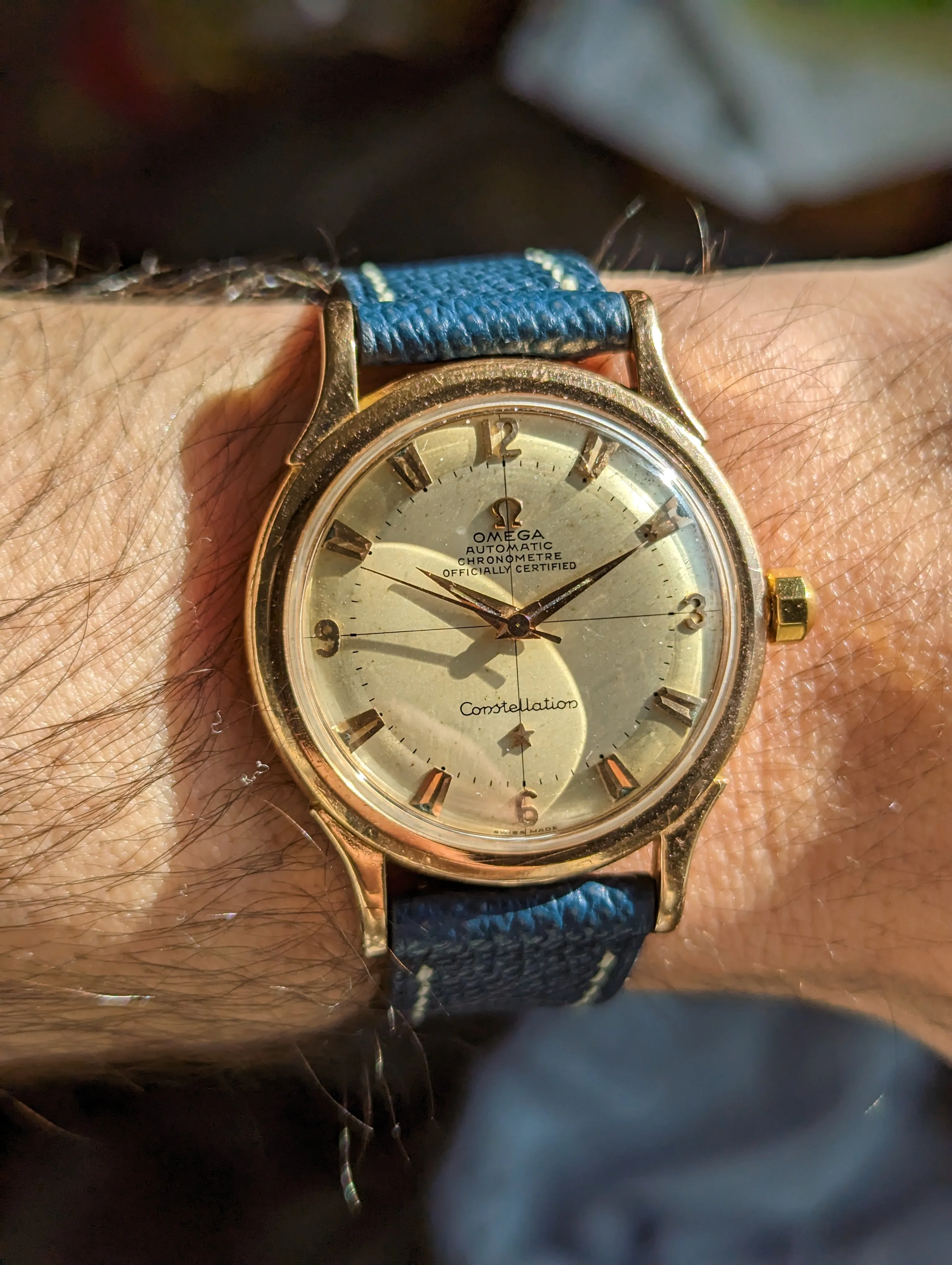 Omega Constellation 2652 - Rose Gold w/ original buckle.