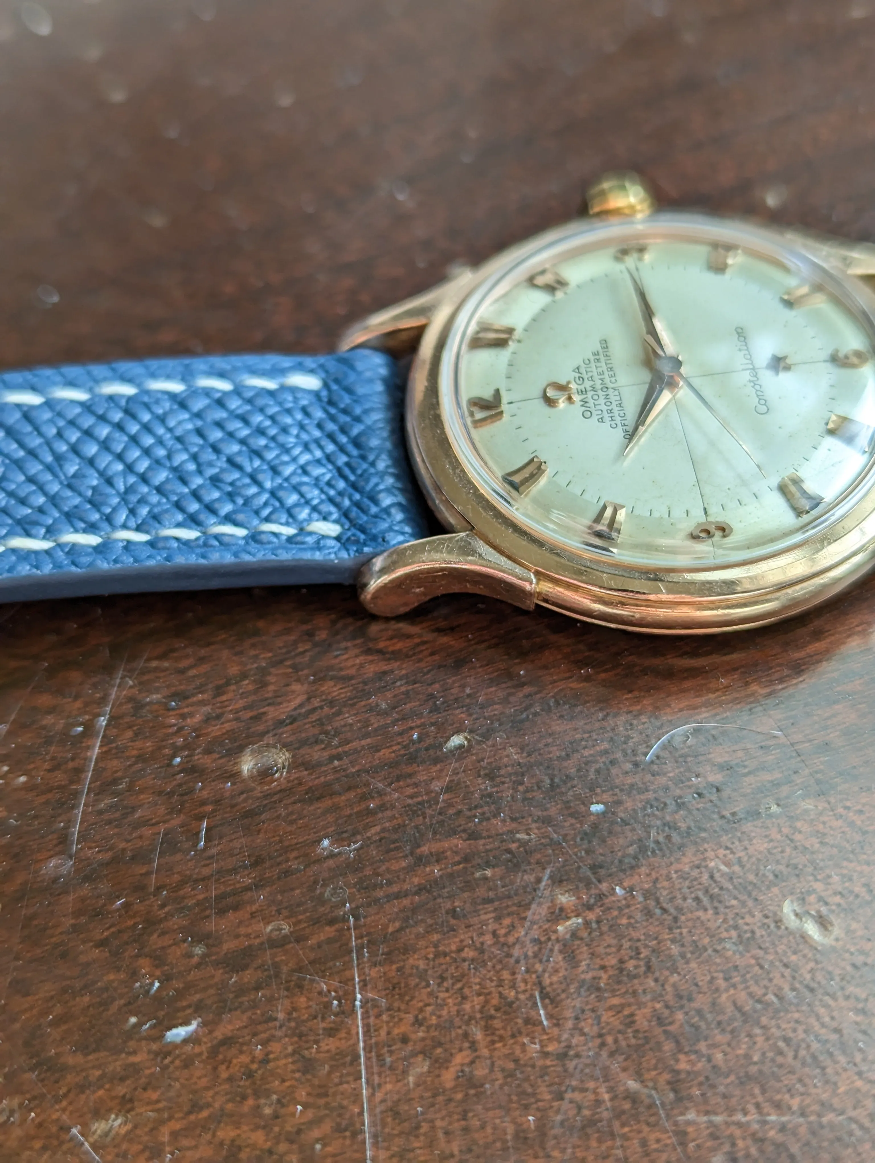 Omega Constellation 2652 - Rose Gold w/ original buckle.