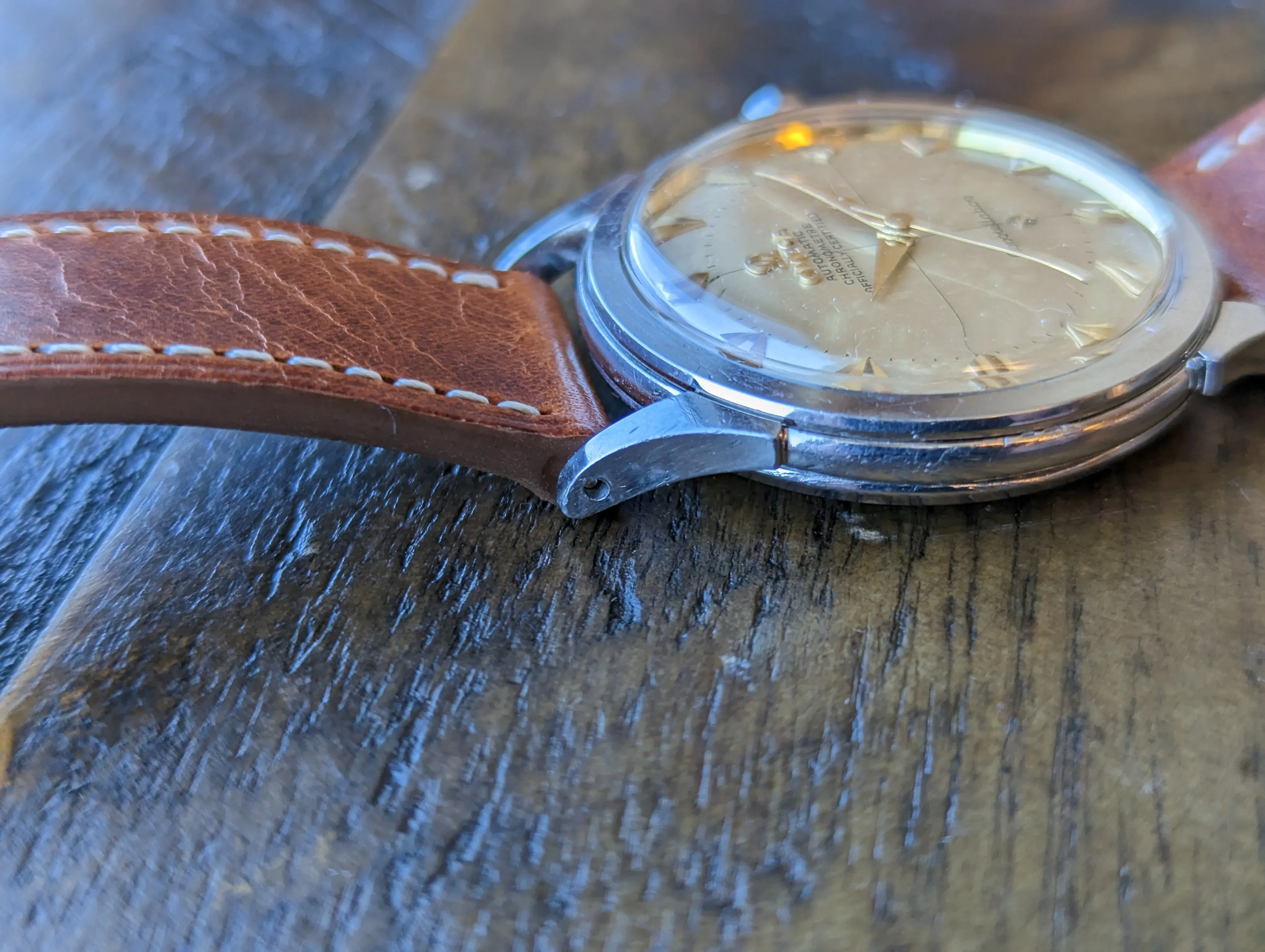 Omega Constellation 2782 w/ original box, papers and strap. Military provenance.