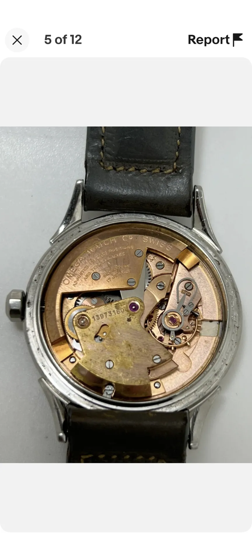 Omega Constellation 2782 w/ original box, papers and strap. Military provenance.