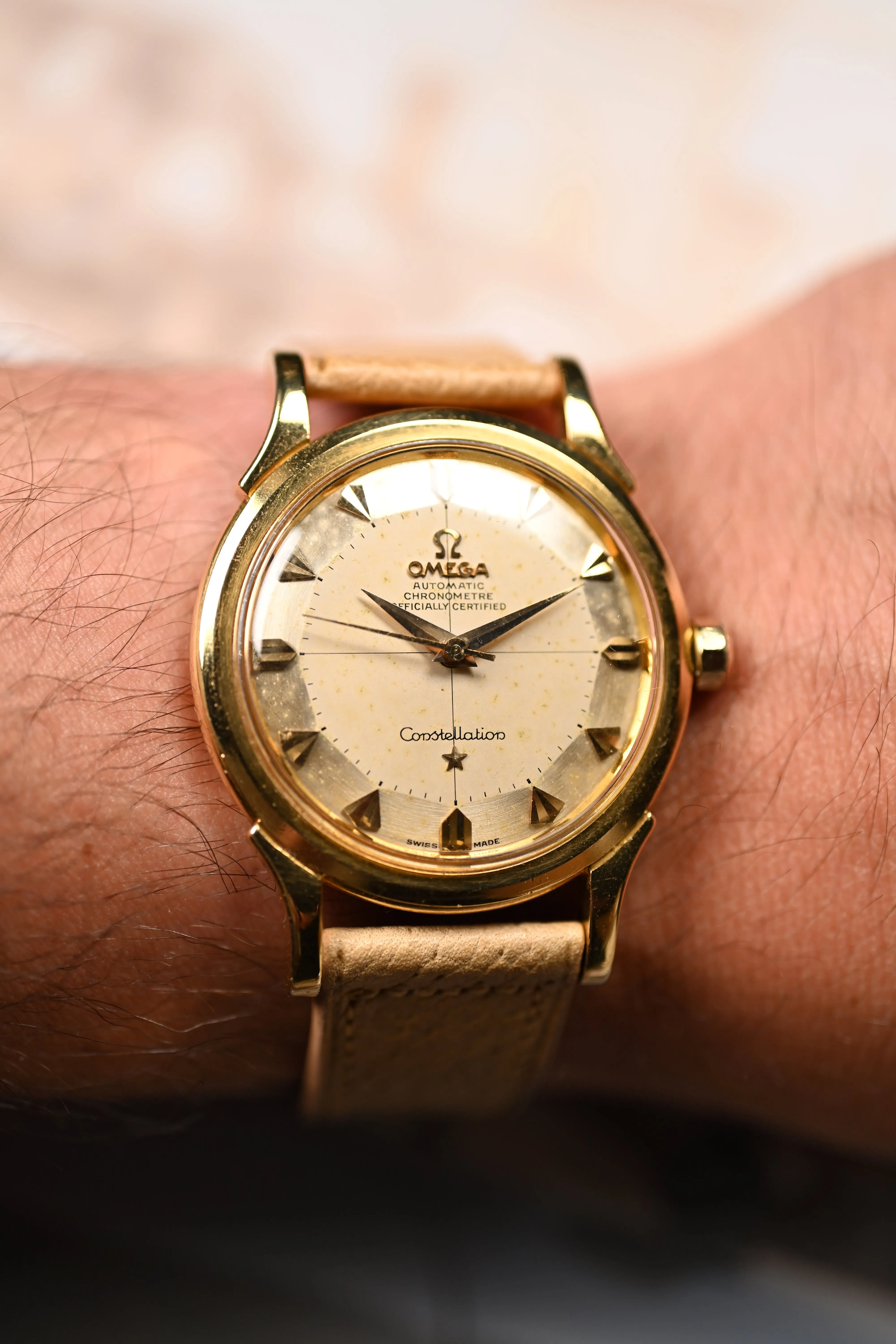 Omega Constellation Piepan - Arrowhead - 18kt Gold