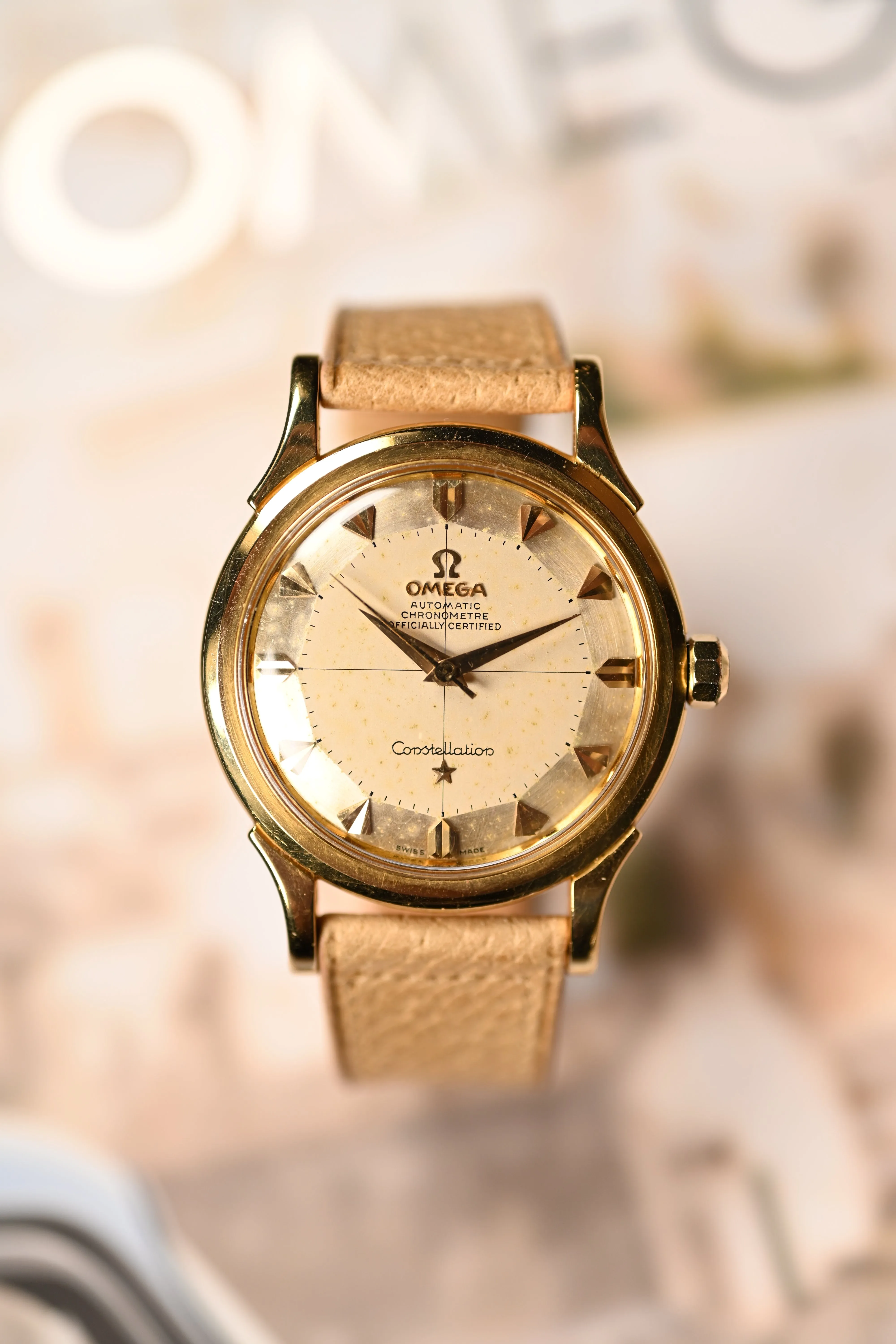 Omega Constellation Piepan - Arrowhead - 18kt Gold