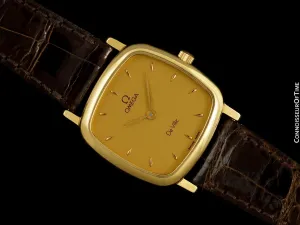 Omega De Ville Ladies Midsize Ultra Thin Dress Watch - 18K Gold