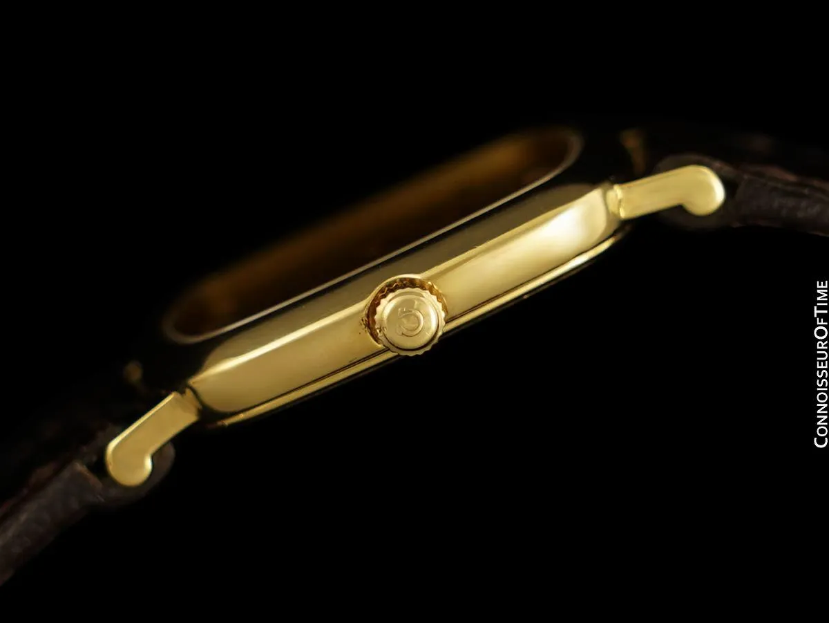 Omega De Ville Ladies Midsize Ultra Thin Dress Watch - 18K Gold