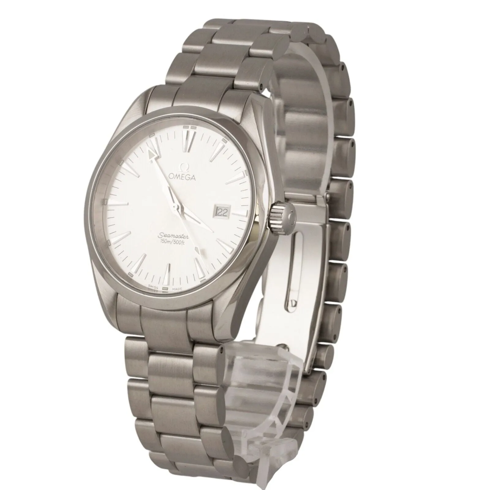 Omega Seamaster Aqua Terra 2517.30 Stainless Silver Dial 39mm Quartz BOX BOOKLET