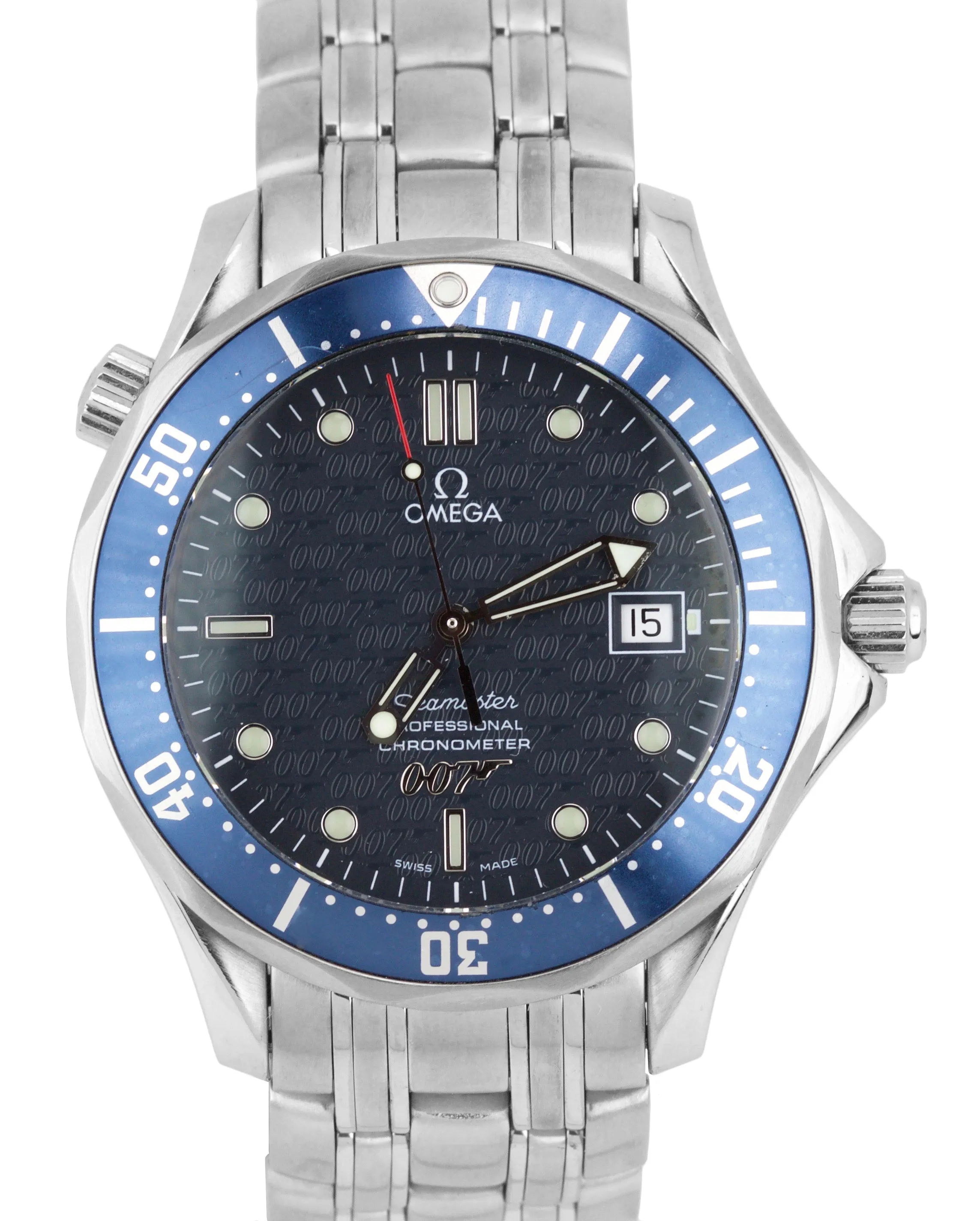 Omega Seamaster James Bond 40th Anniversary 2537.80 41mm Automatic Blue Watch