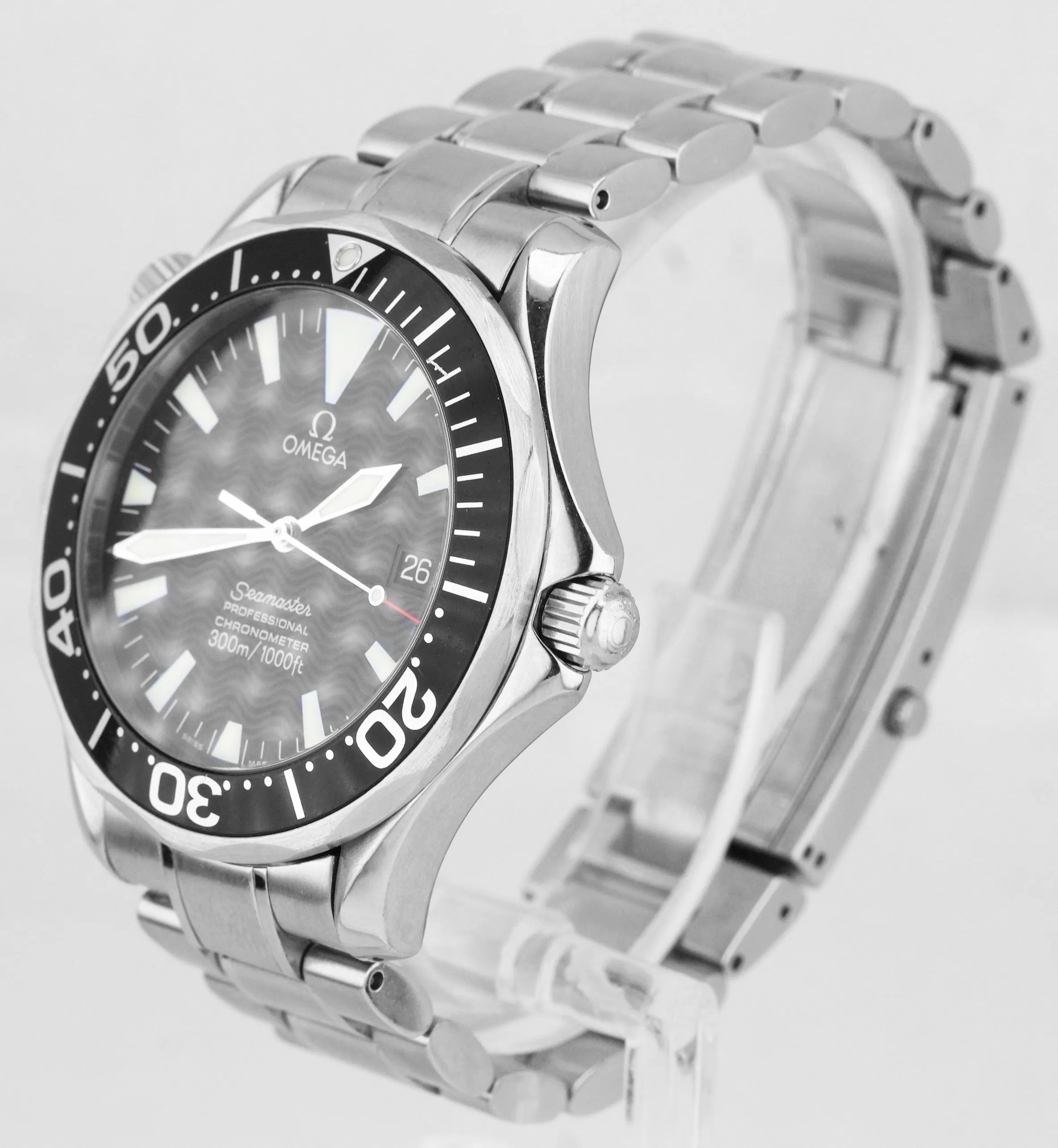 Omega Seamaster Professional Sword Hands Black 300M 2254.50 41mm Automatic Watch