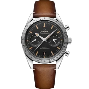 Omega Speedmaster '57 40.5mm steel on leather strap
