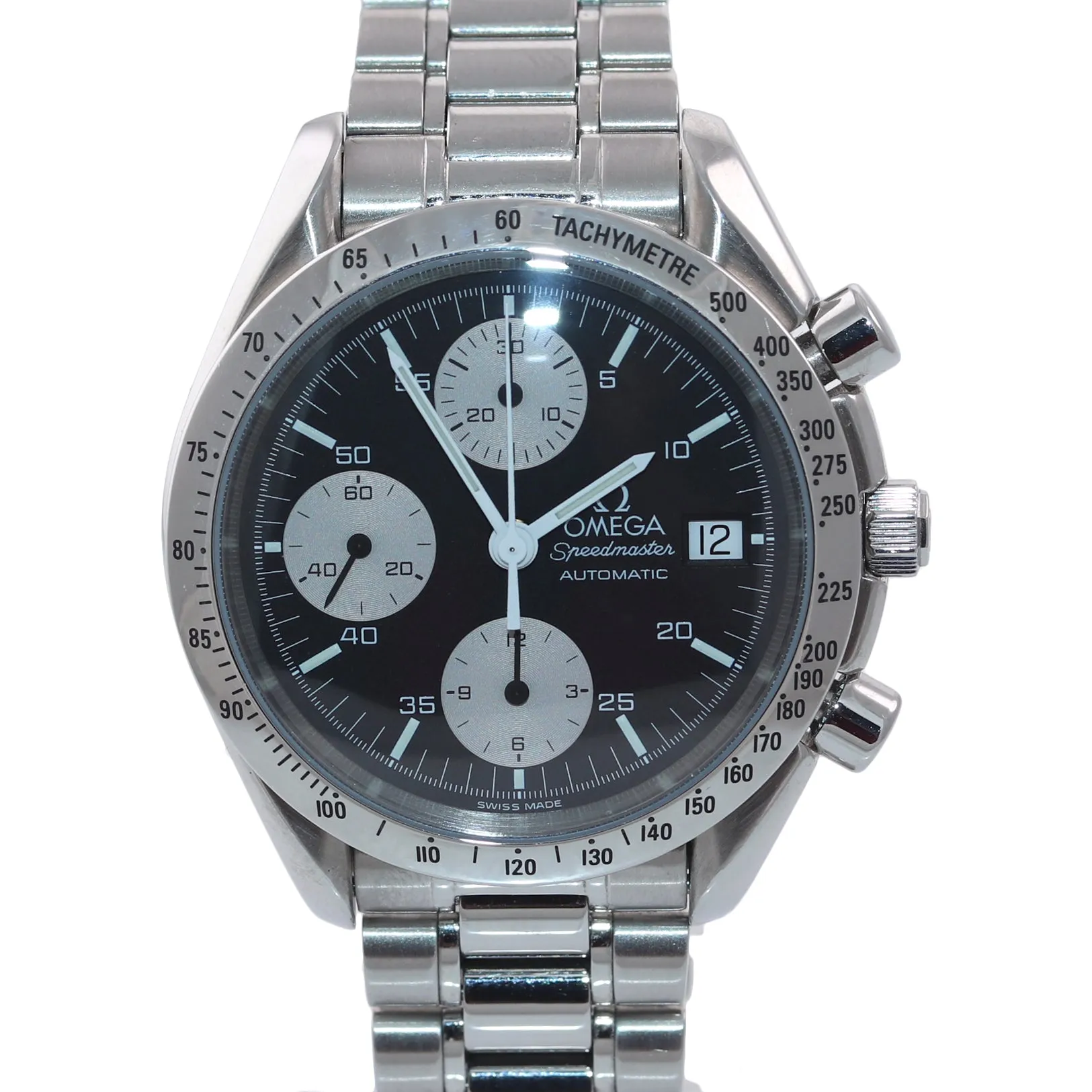 Omega Speedmaster Automatic 39mm Reverse Panda 3511.50 Steel Chronograph Watch