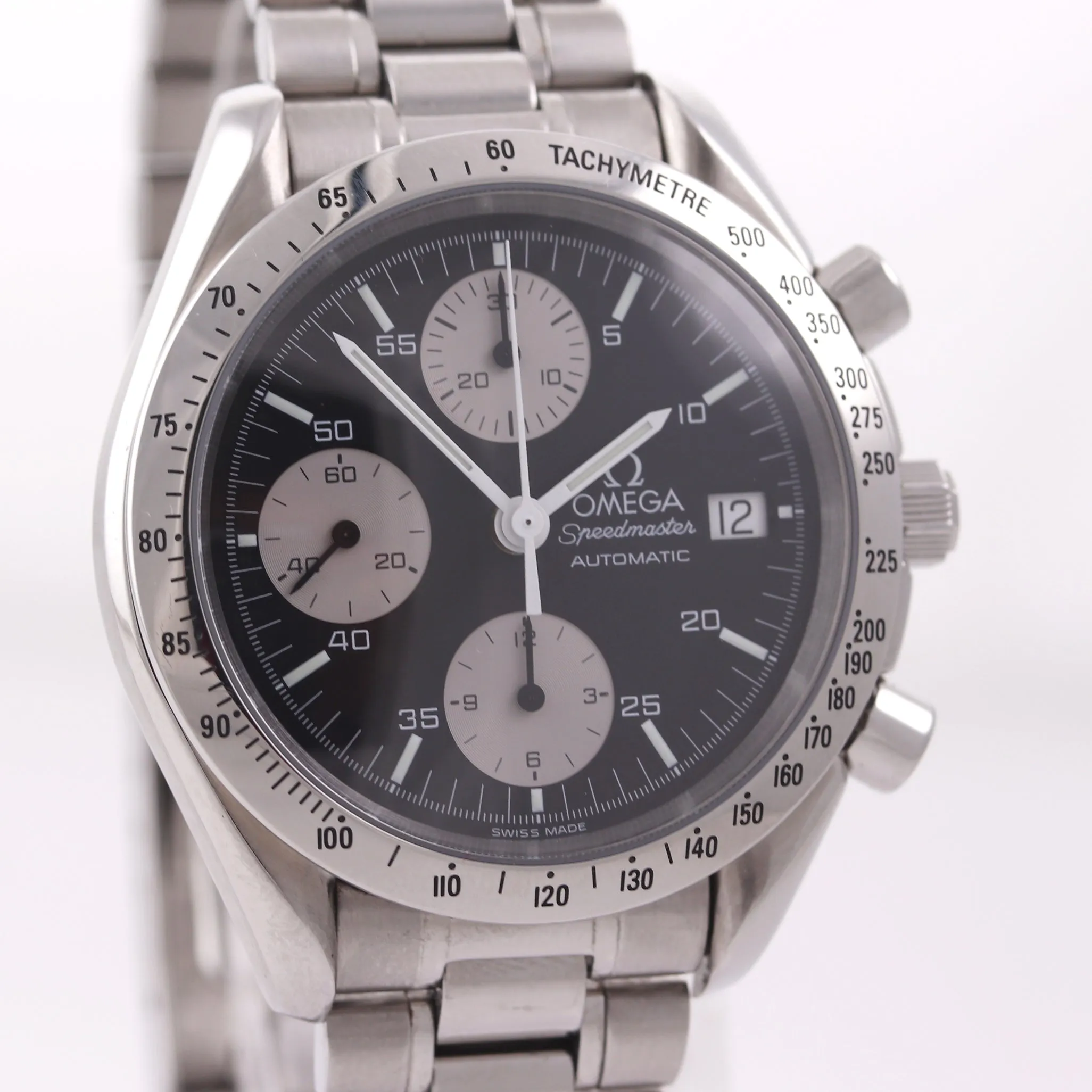 Omega Speedmaster Automatic 39mm Reverse Panda 3511.50 Steel Chronograph Watch