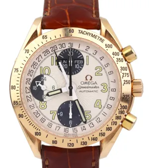 Omega Speedmaster Day Date 39mm Automatic 3623.33.01 18K Rose Red Gold Watch