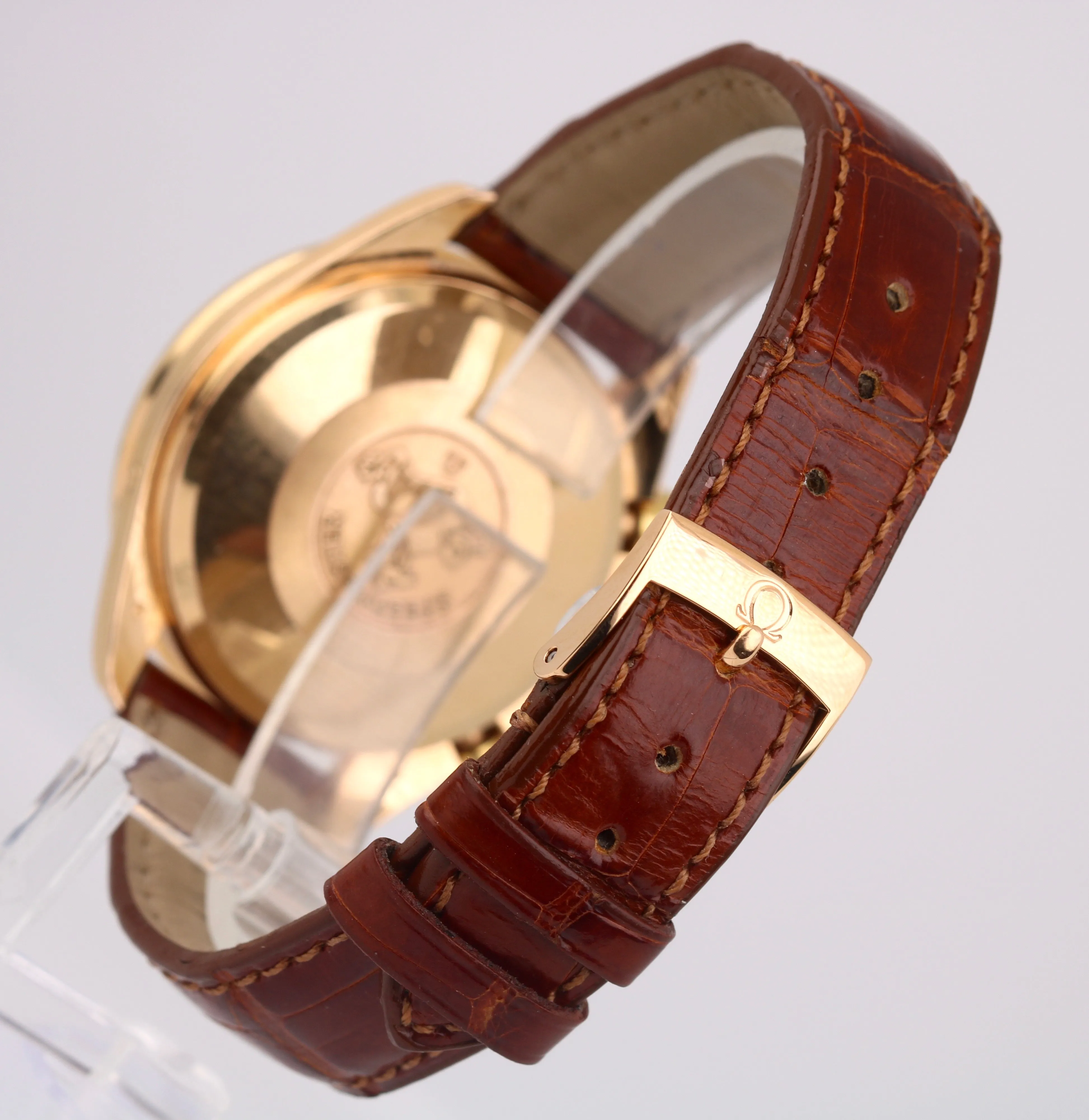Omega Speedmaster Day Date 39mm Automatic 3623.33.01 18K Rose Red Gold Watch