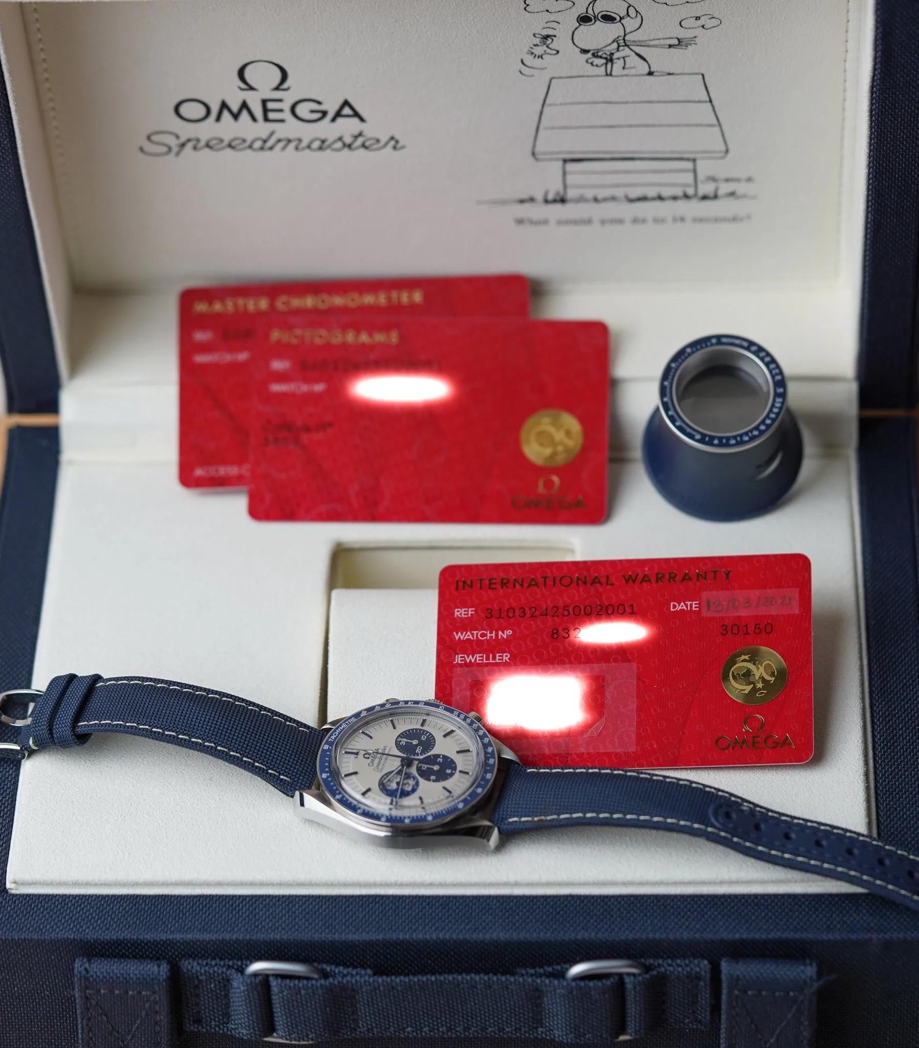 Omega Speedmaster “Silver Snoopy Award” 310.32.42.50.02.001