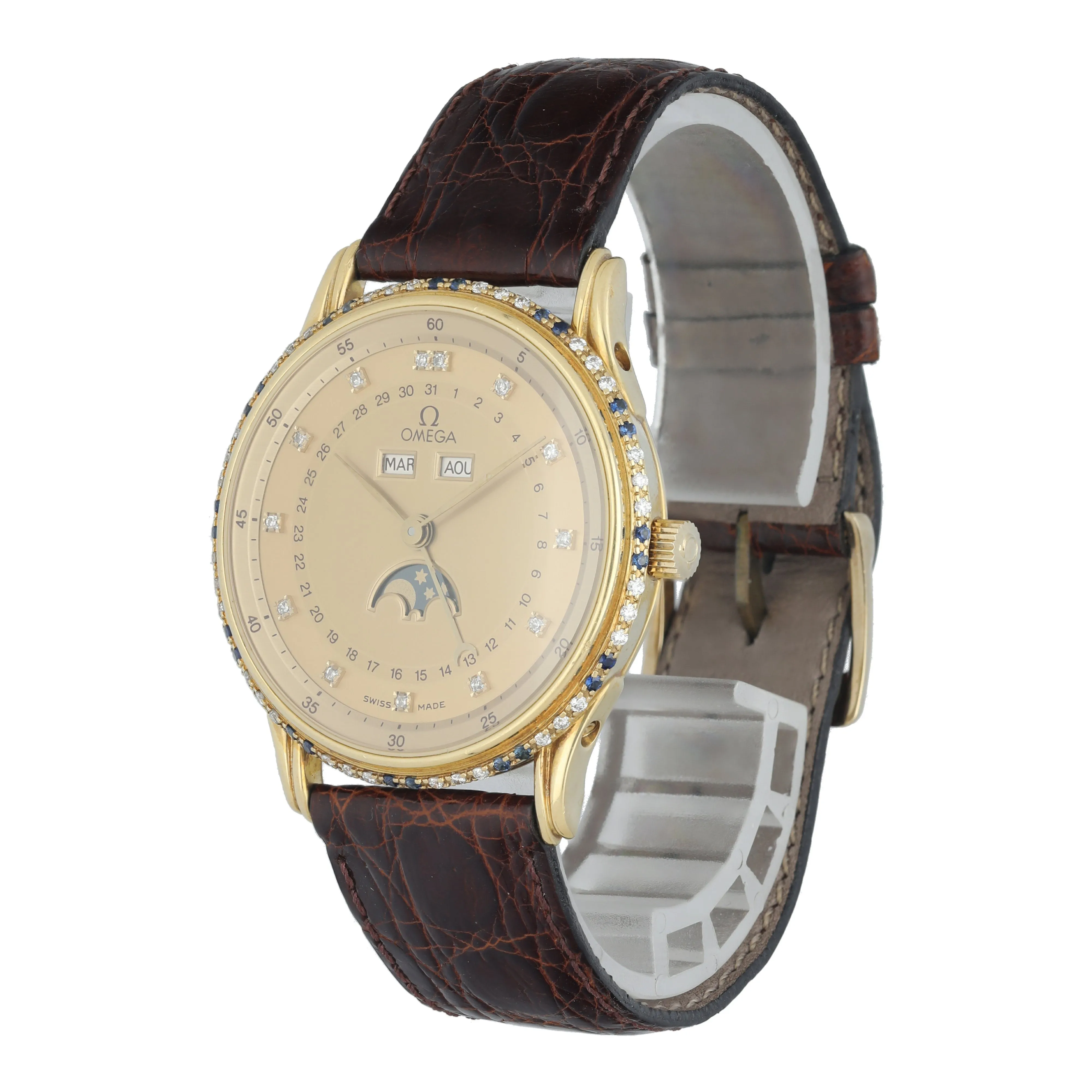 Omega Triple Date Phase De Lune BA156.0003  Very Rare Watch