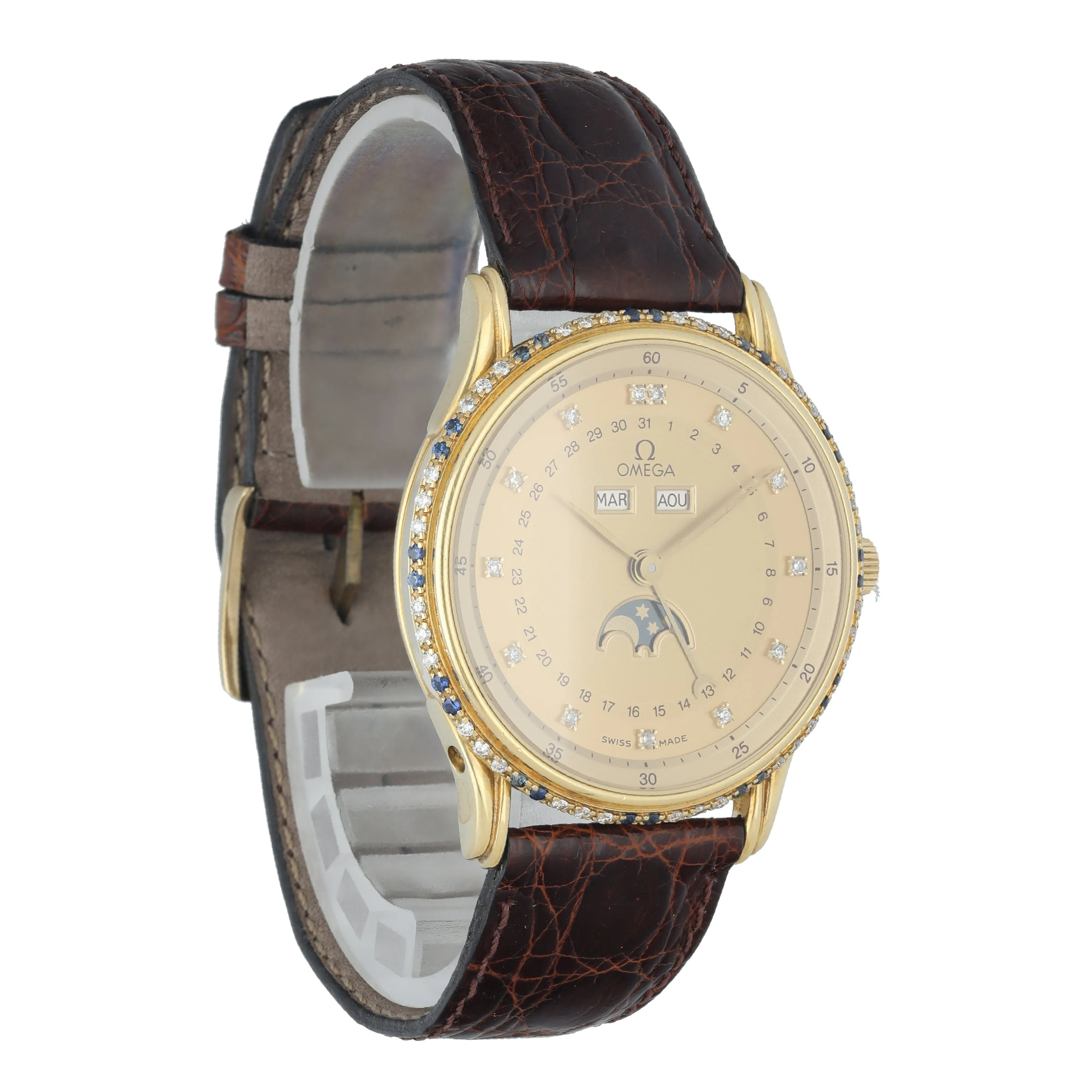 Omega Triple Date Phase De Lune BA156.0003  Very Rare Watch