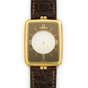 Omega Yellow Gold La Magique Ultra-Thin Strap Watch
