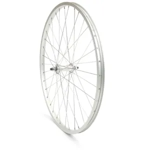On Track Wheel 26 x 1.50 Front Alloy/Alloy Nutted Silver