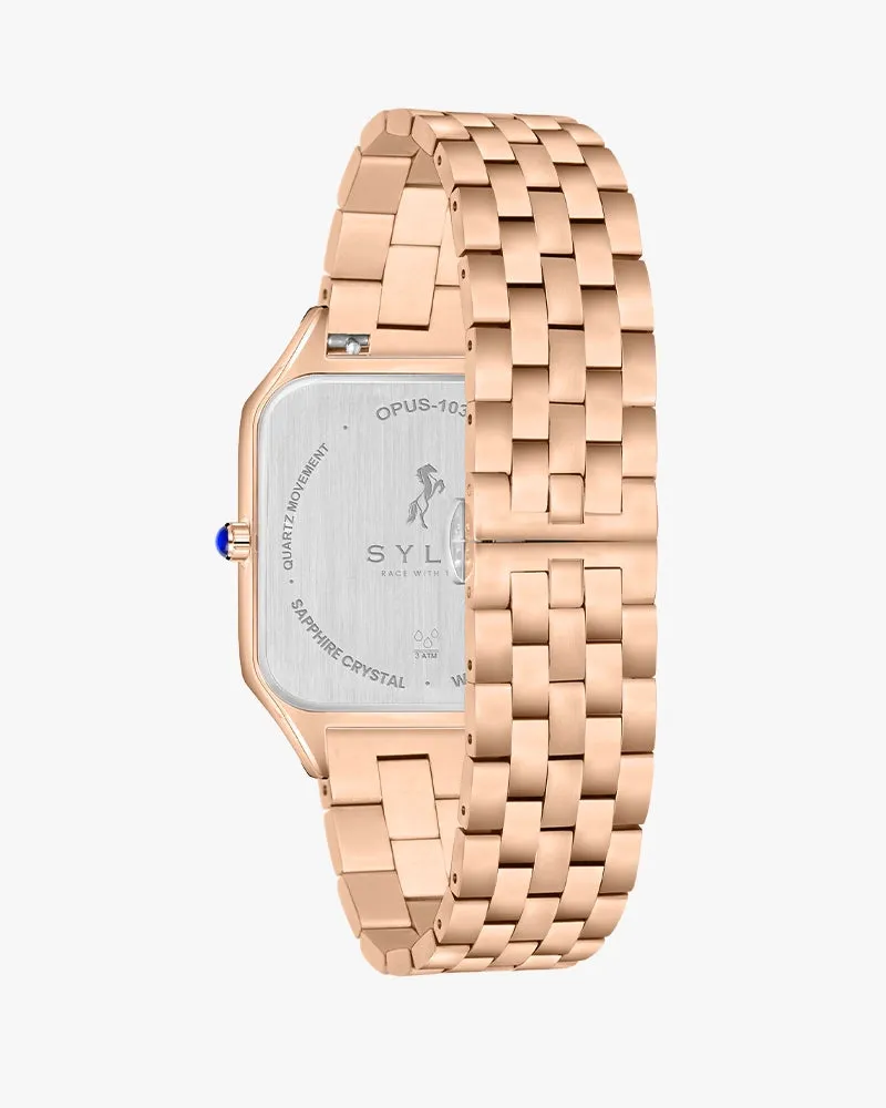 Opus Black Rosegold Steel
