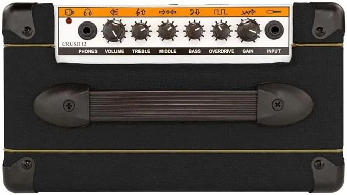 Orange CRUSH 12 12w Single channel solid state guitar amp combo with 1 x 6" speaker