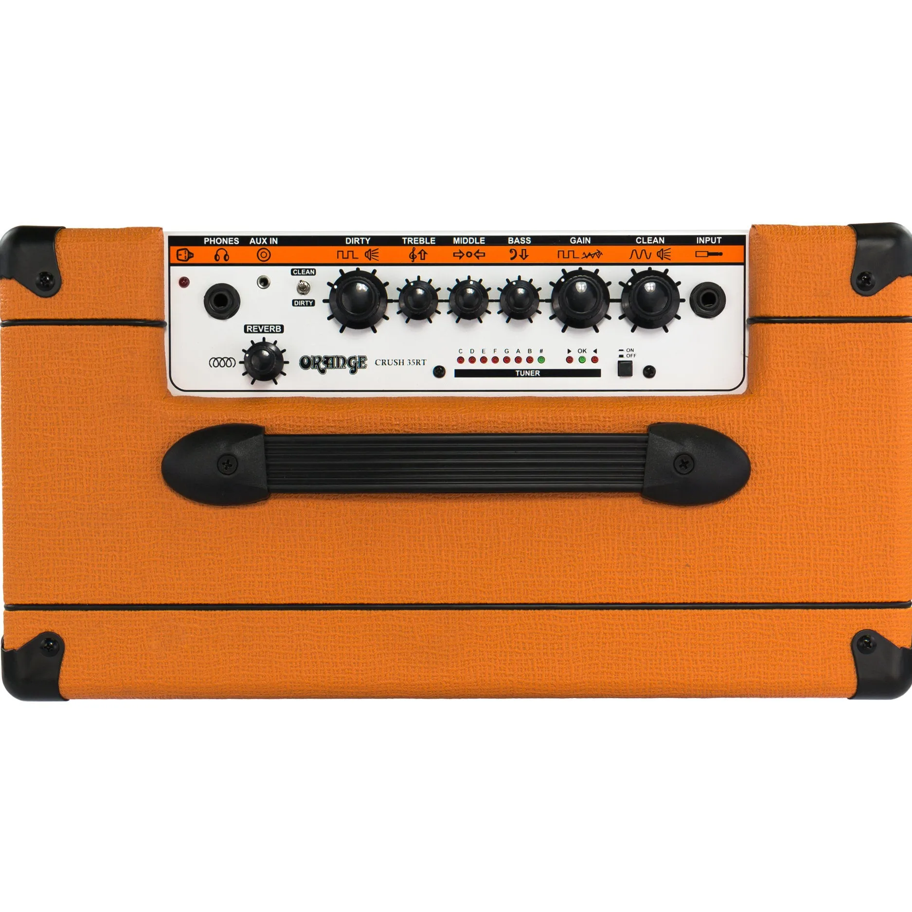 Orange Crush 35RT G35w Twin channel solid state guitar amp combo with digital reverb, tuner and 1 x 10" speaker