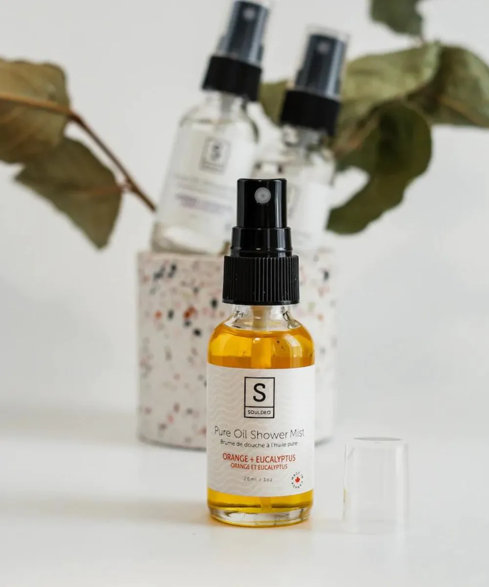 Orange   Eucalyptus Pure Oil Shower Mist