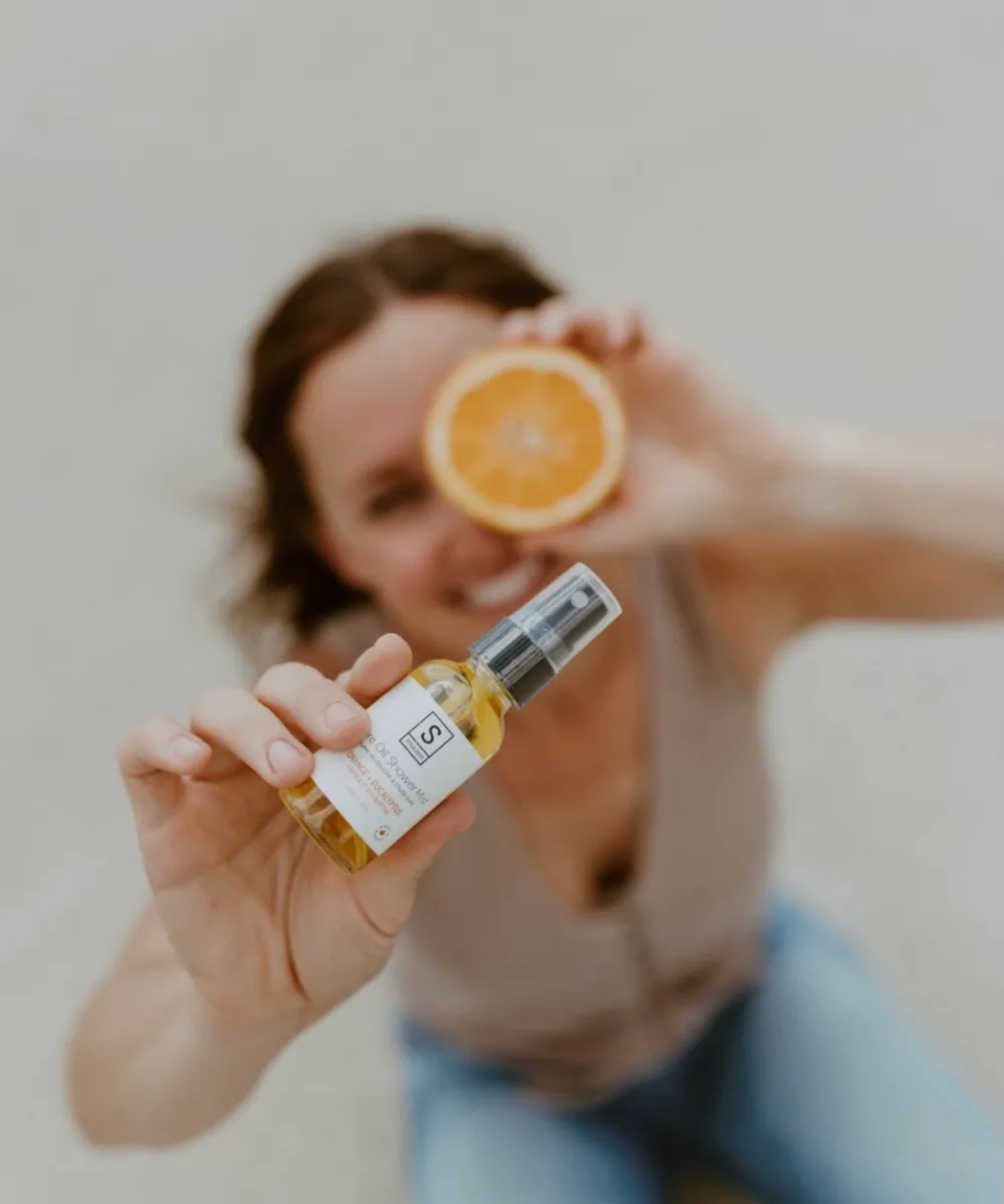 Orange   Eucalyptus Pure Oil Shower Mist