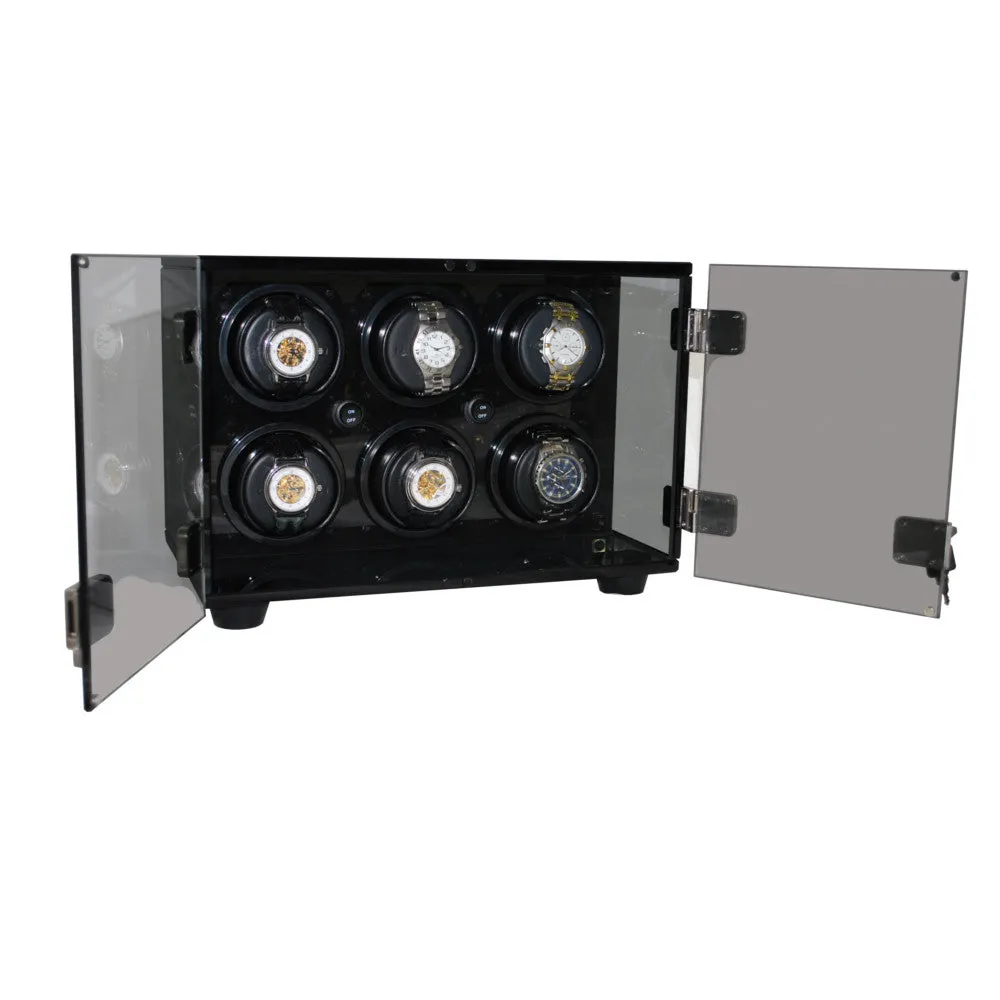 Orbita Milano 6-Unit Watch Winder In Acrylic