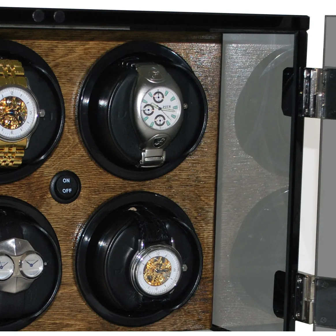 Orbita Milano 6-Unit Watch Winder In Walnut