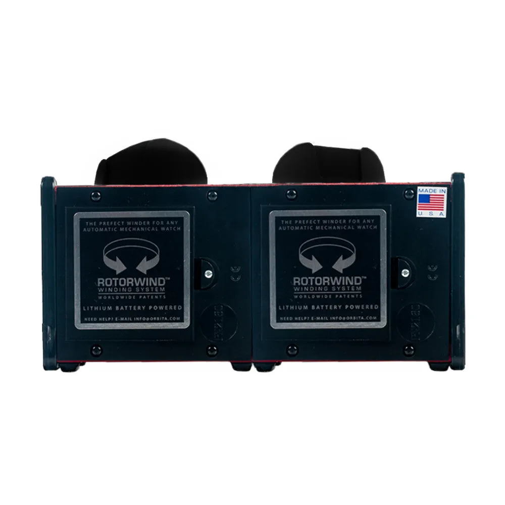 Orbita Sparta 2-Unit  Watch Winder in Bold Blue