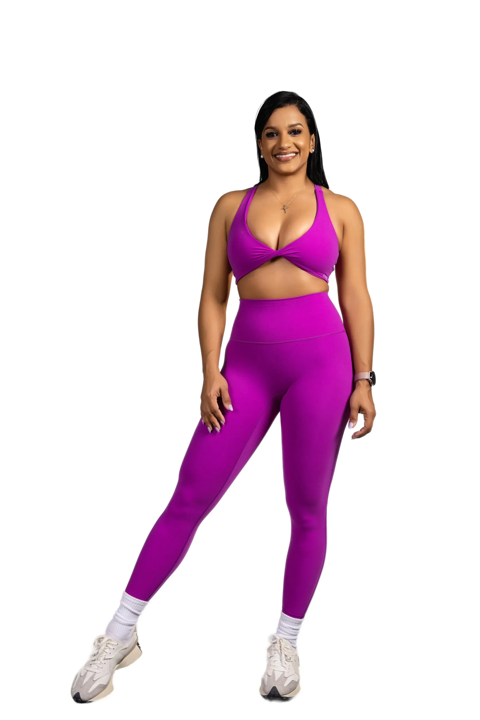Orchid Sport Bra - Purple