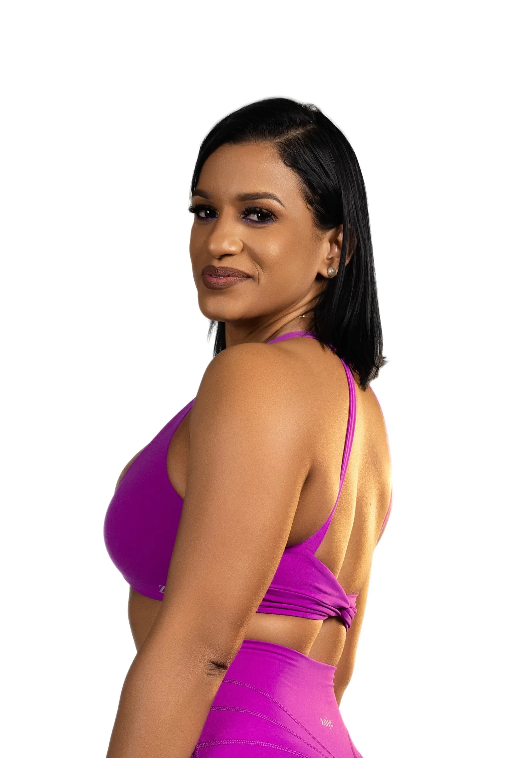 Orchid Sport Bra - Purple
