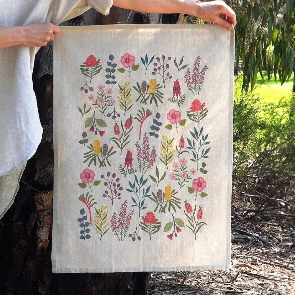 Organic Cotton Tea Towels - Earth Greetings