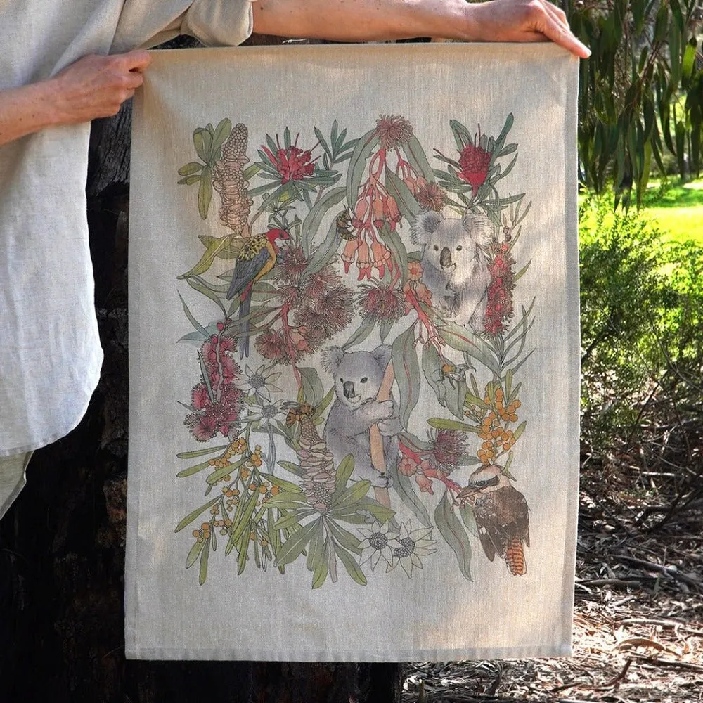 Organic Cotton Tea Towels - Earth Greetings