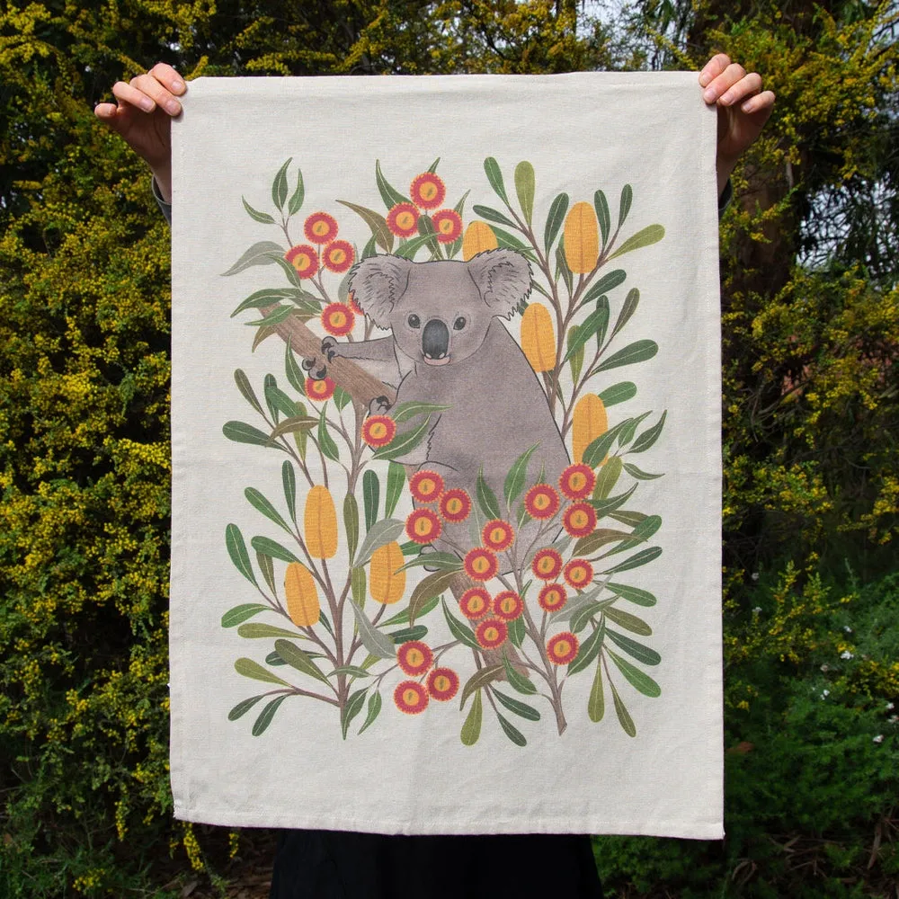 Organic Cotton Tea Towels - Earth Greetings