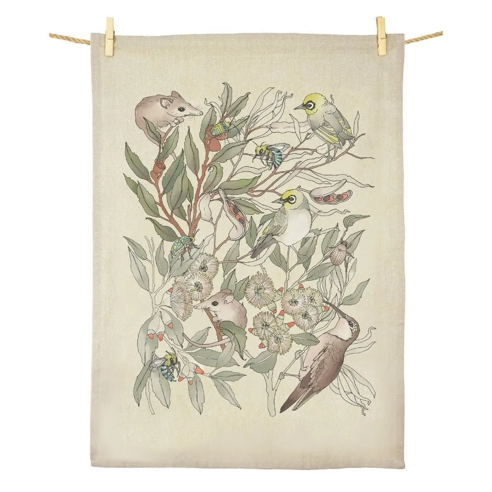 Organic Cotton Tea Towels - Earth Greetings