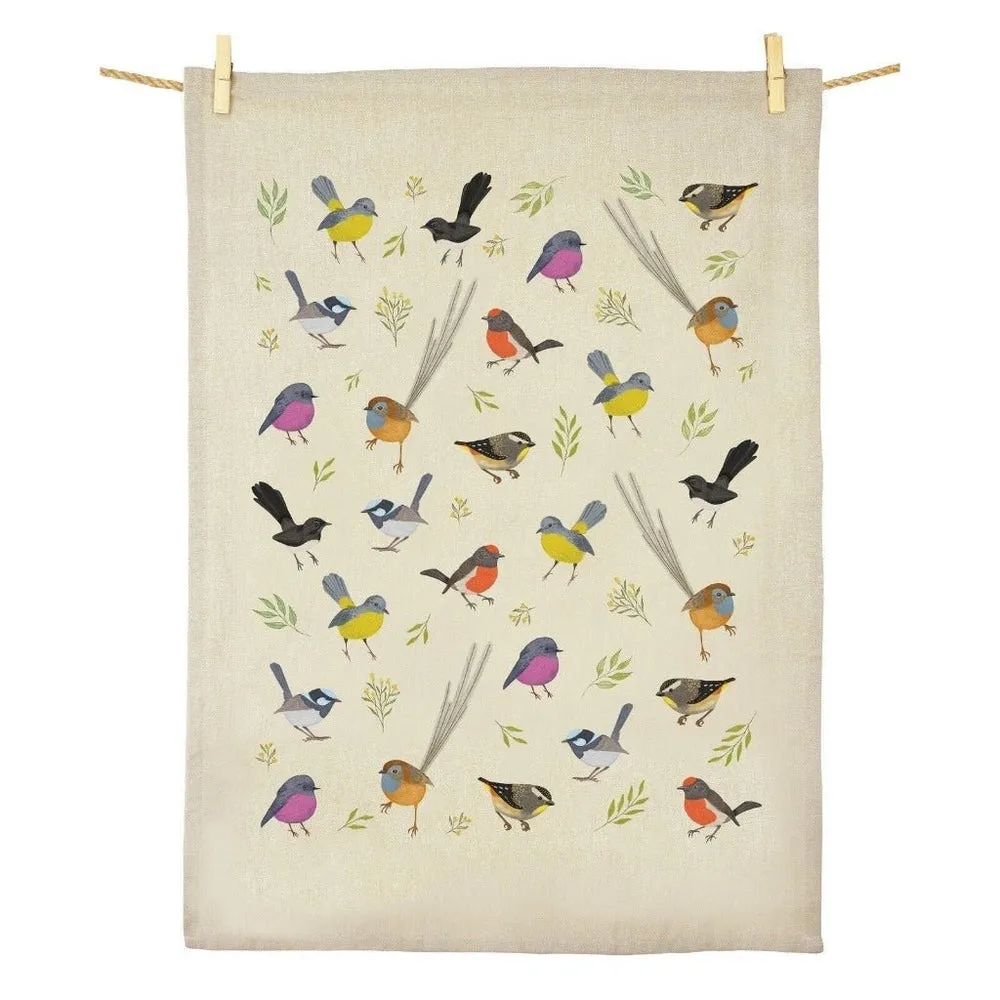 Organic Cotton Tea Towels - Earth Greetings