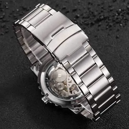 OUYAWEI YW1401_B Stainless Steel Self-Wind Mechanical Watch