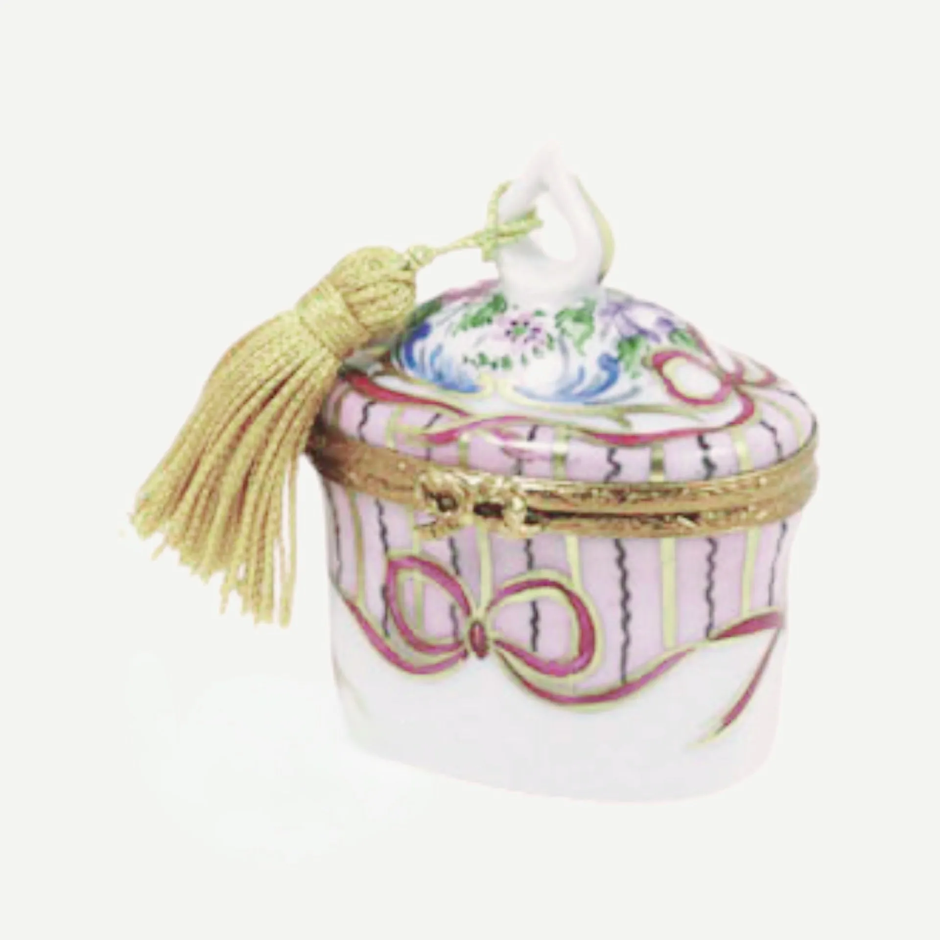 Oval w Tassel: Recamier Pink es