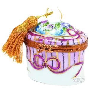 Oval w Tassel: Recamier Pink es