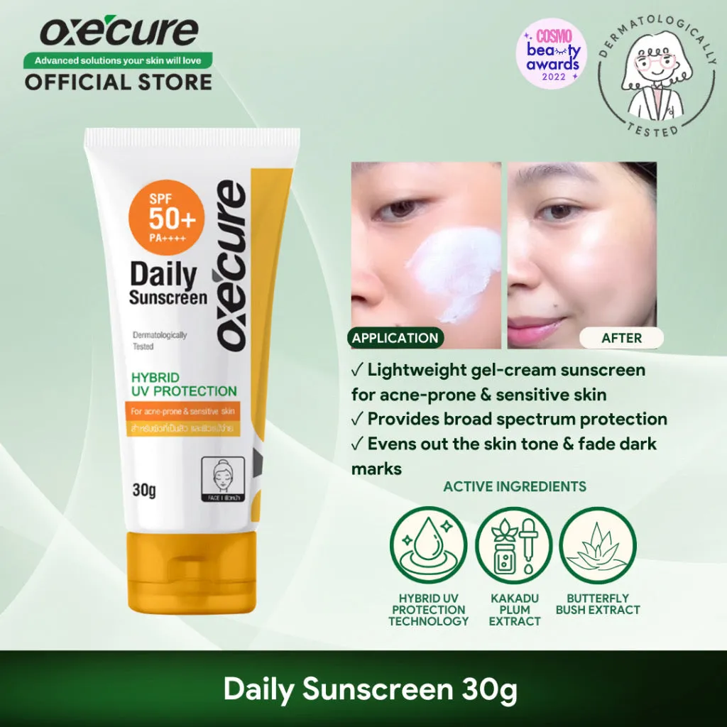 OXECURE Daily Sunscreen SPF 50 PA     30g