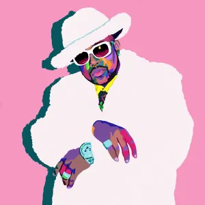 P.A. Trill - Pimp C portrait art - Limited Edition Art Print & Wall Decor - Vakseen Art