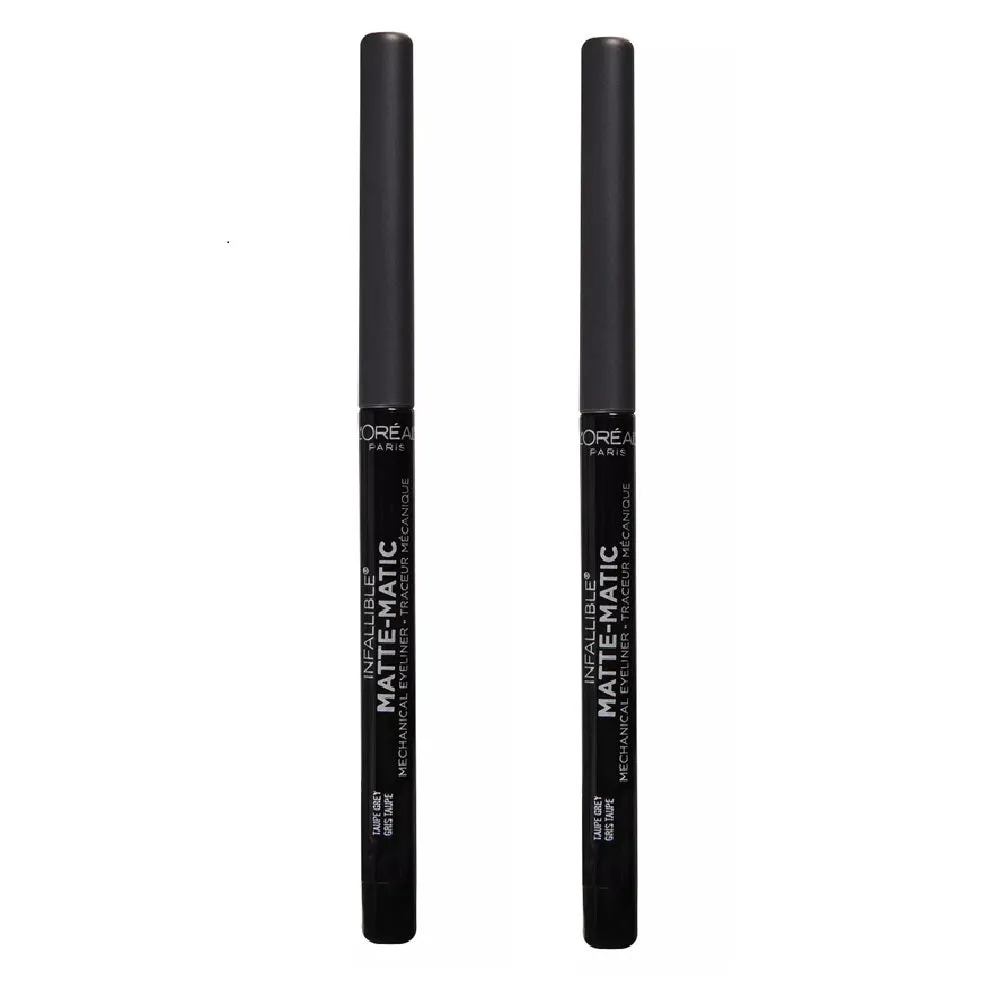 Pack of 2 L'Oréal Paris Infallible Matte-Matic Mechanical Eyeliner, Taupe Grey 514