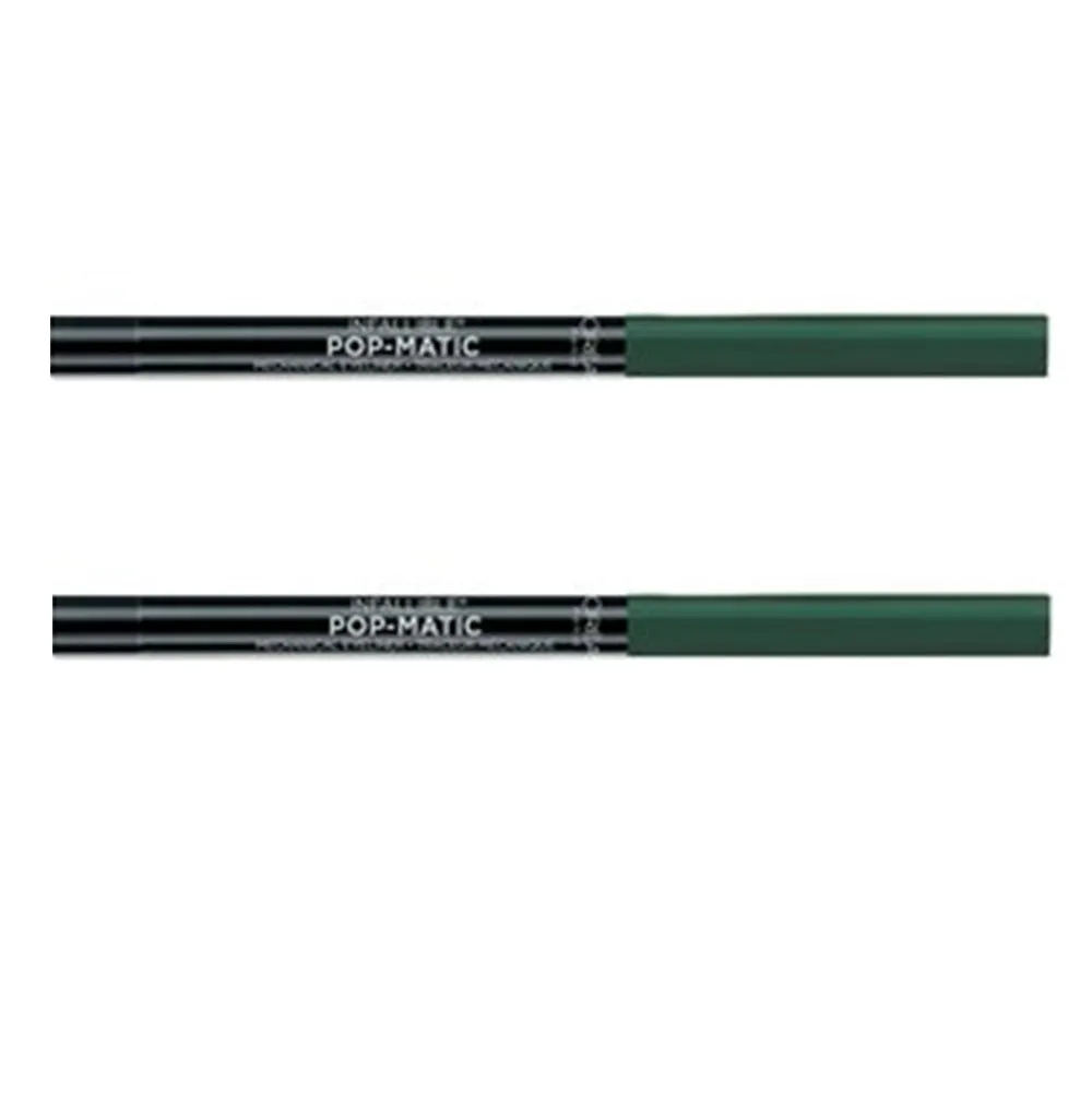 Pack of 2 L'Oreal Paris Infallible Pop-Matic Mechanical Eyeliner, Intense Forest #518